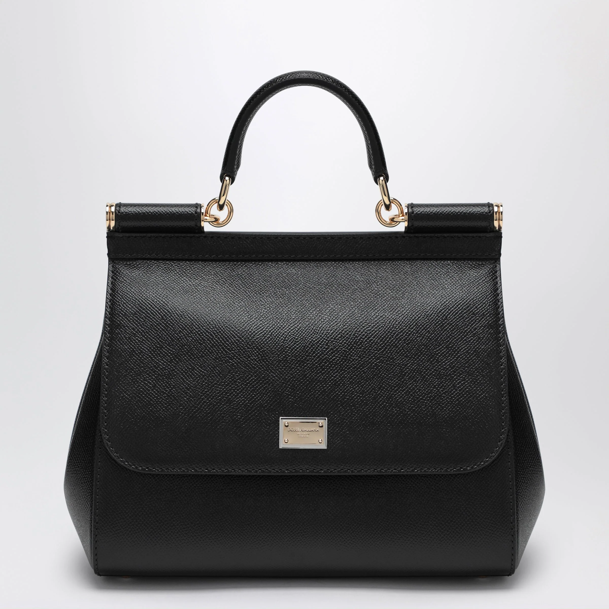 Dolce&Gabbana Large Black Sicily Handbag Women