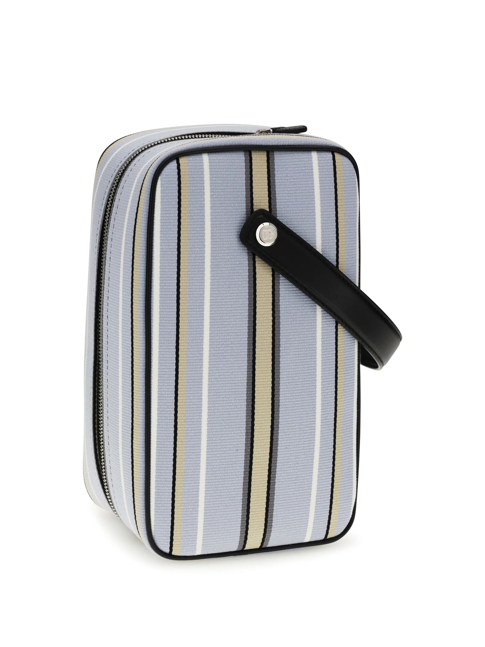 Dolce & Gabbana Men Lock Handbag In Jacquard Fabric - Image 3