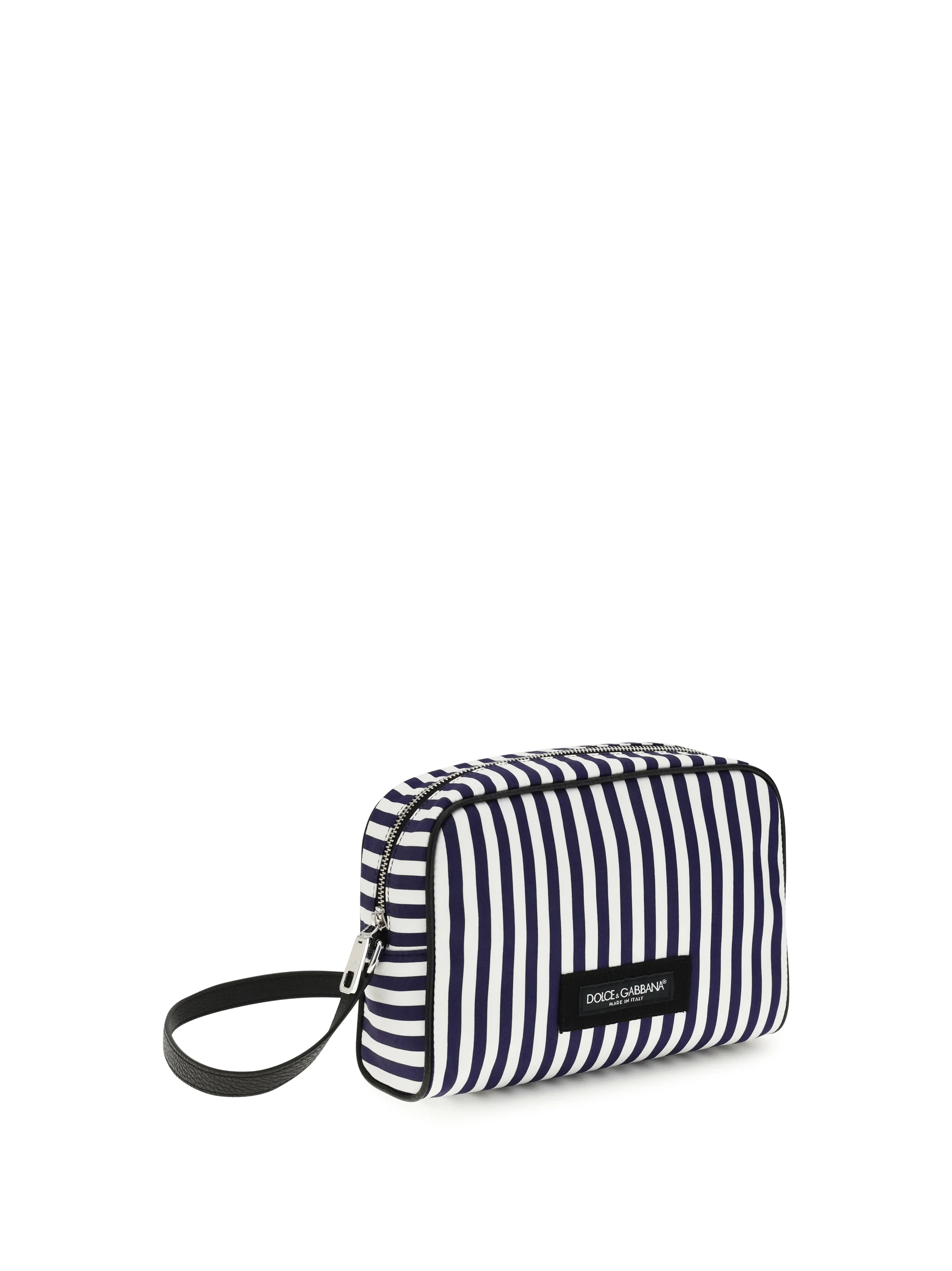 Dolce & Gabbana Men Striped Poplin Handbag - Image 2