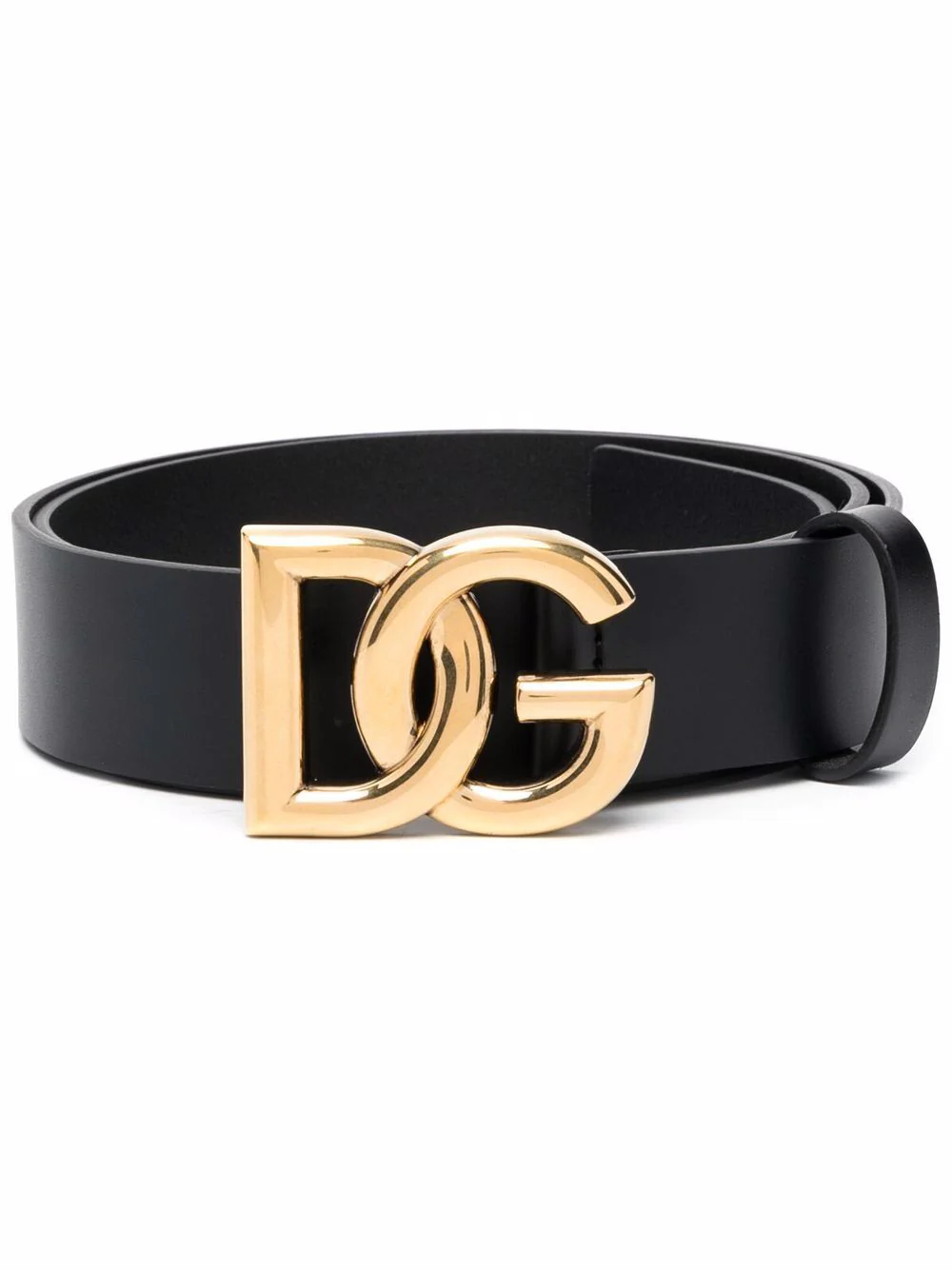 Dolce & Gabbana Men Dg Logo Leather Belt - Image 2
