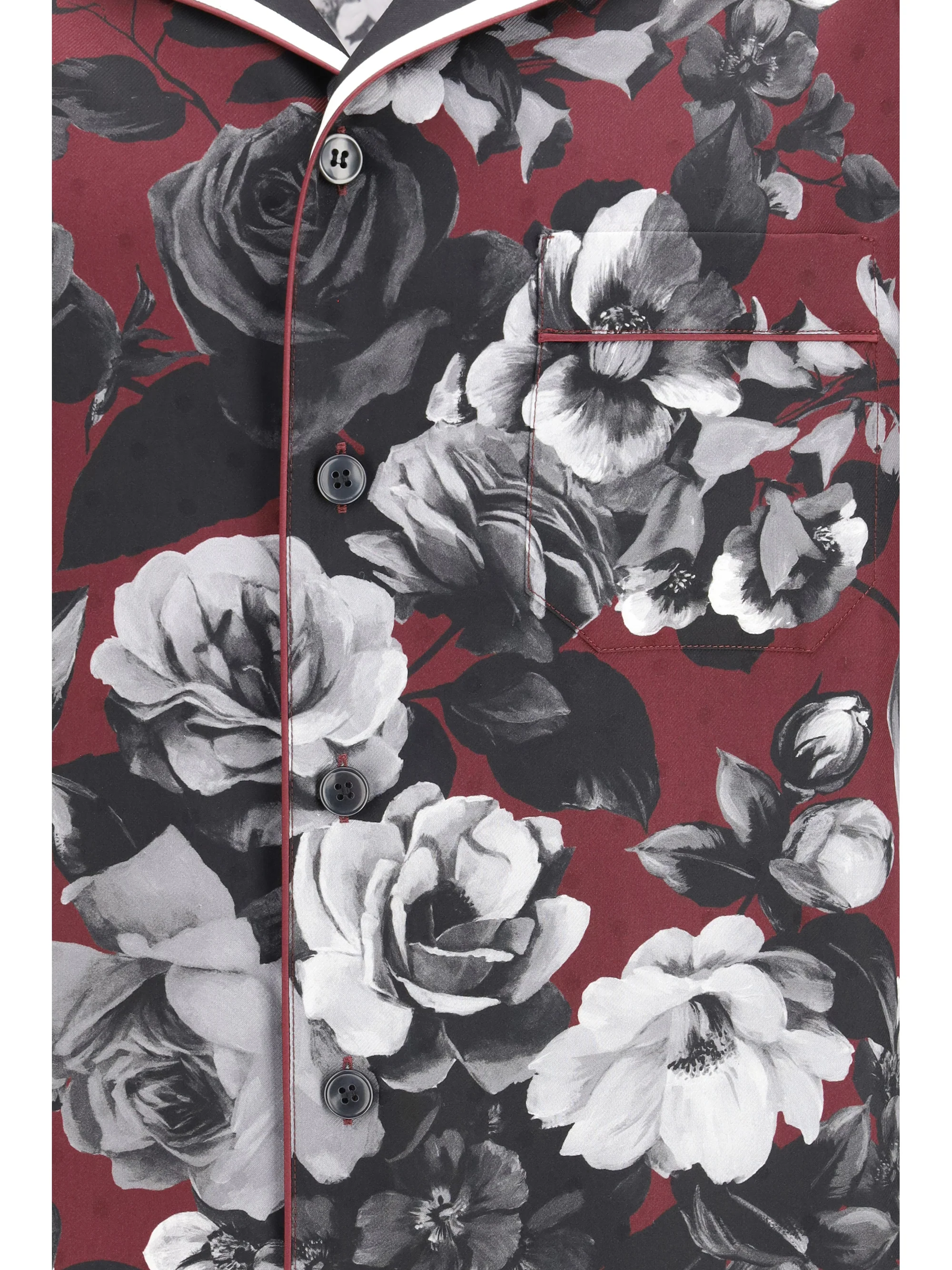 Dolce & Gabbana Men Floral Shirt - Image 3