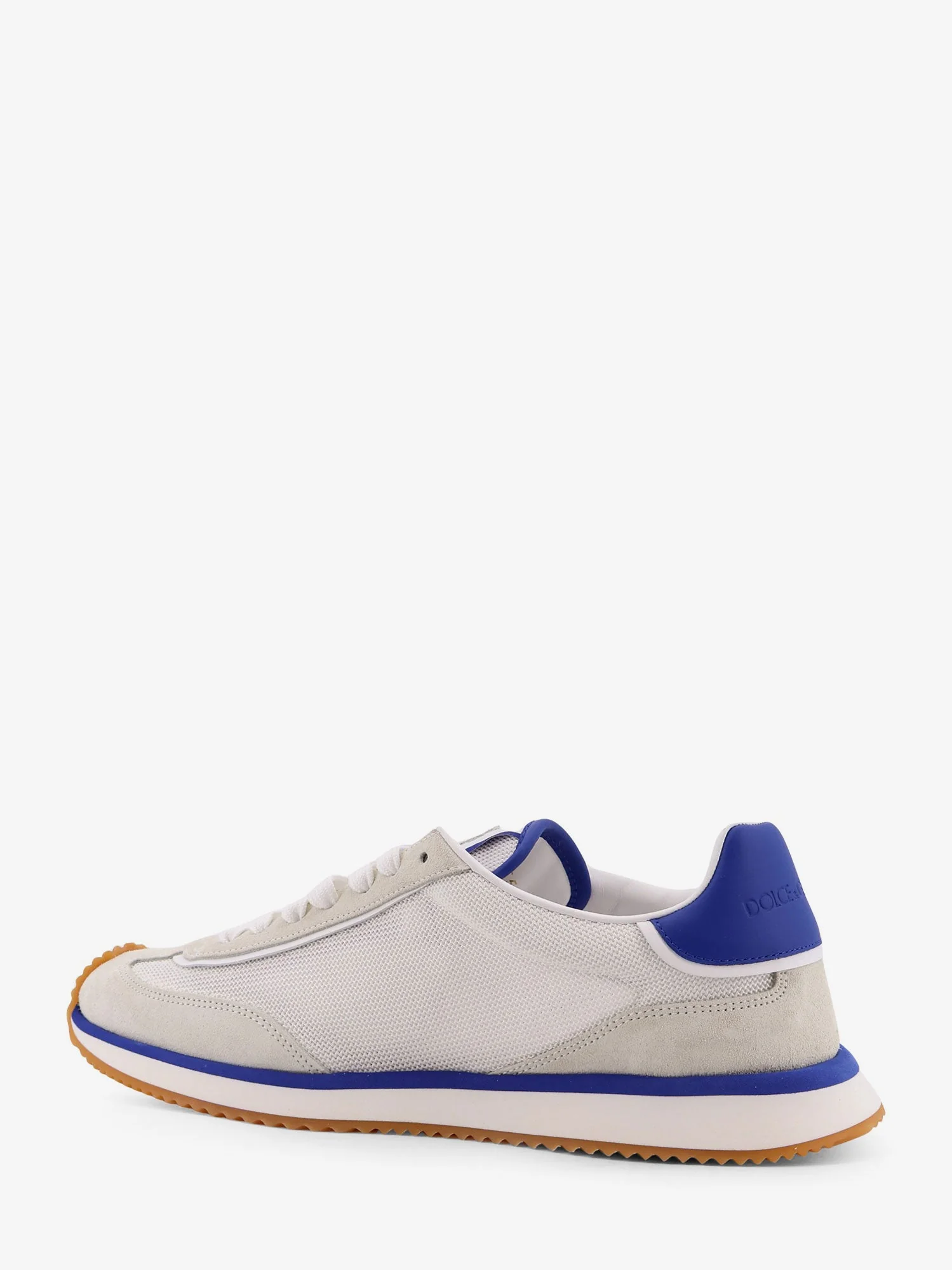 Dolce & Gabbana Men Leather Sneakers With Dg Logo - Image 3