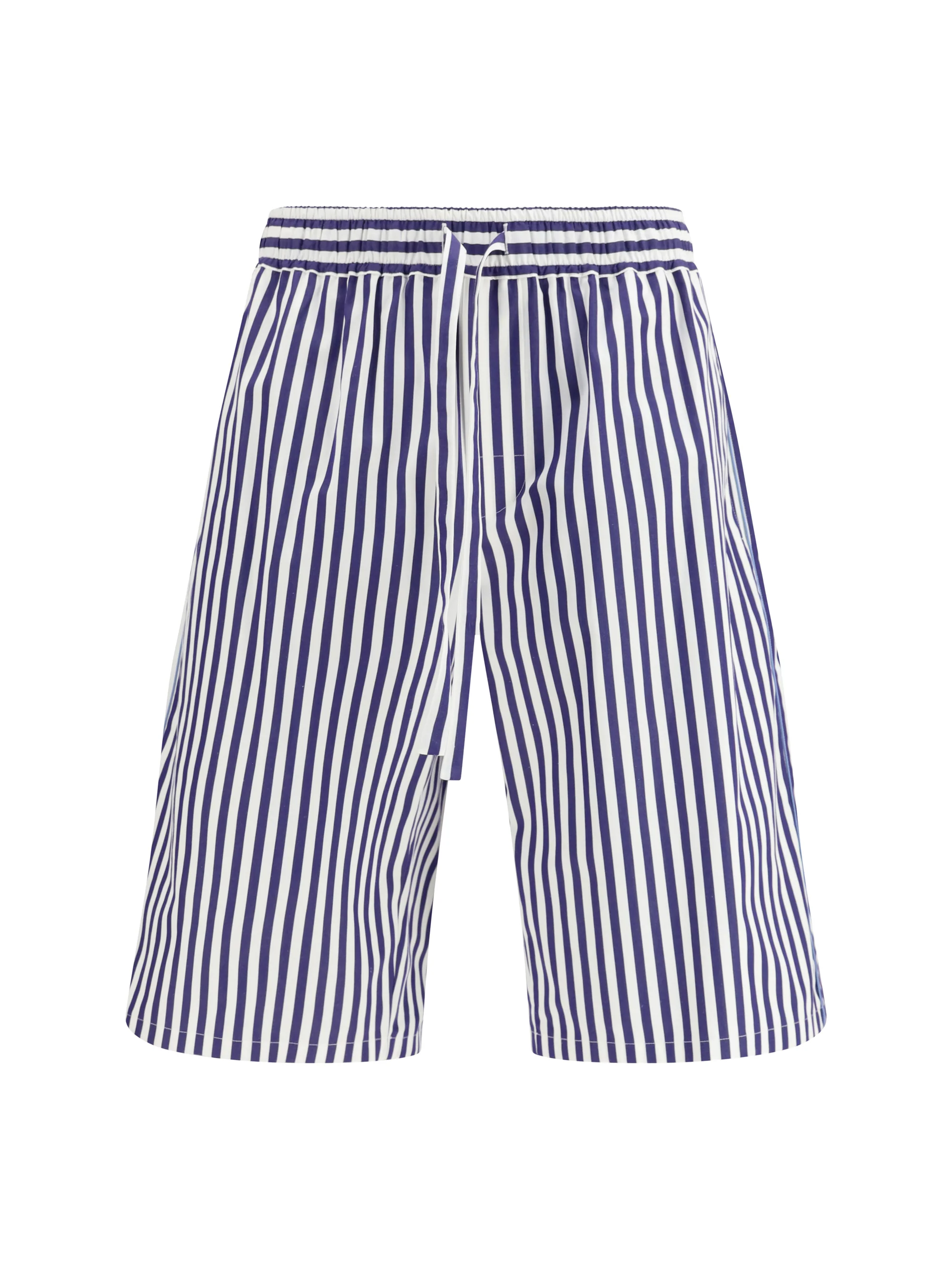 Dolce & Gabbana Men Striped Drawstring Shorts