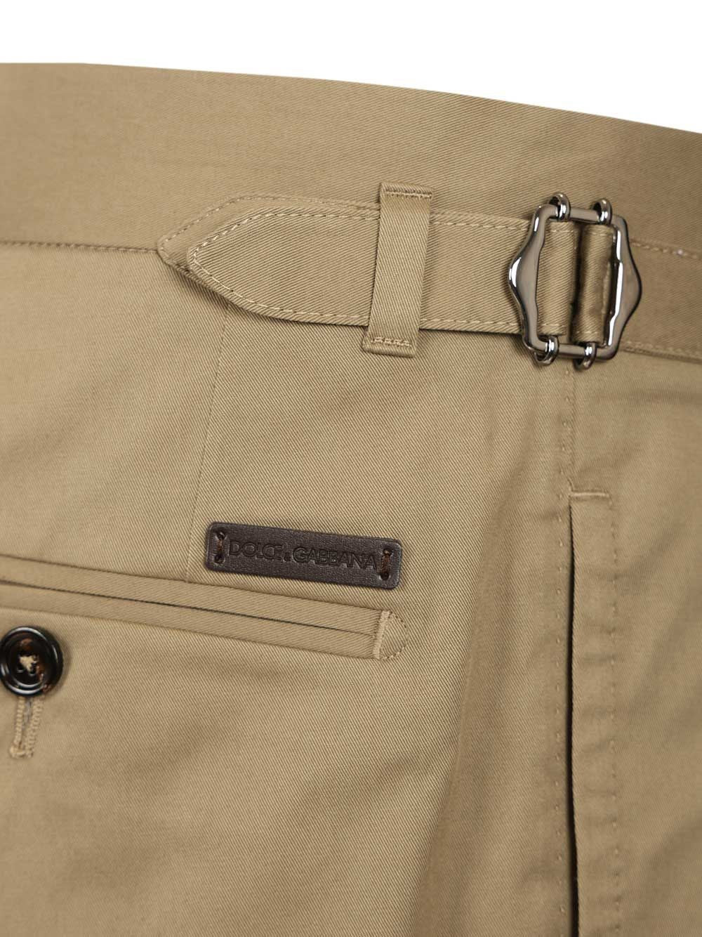 Dolce & Gabbana Men Stretch Gabardine Trousers - Image 5