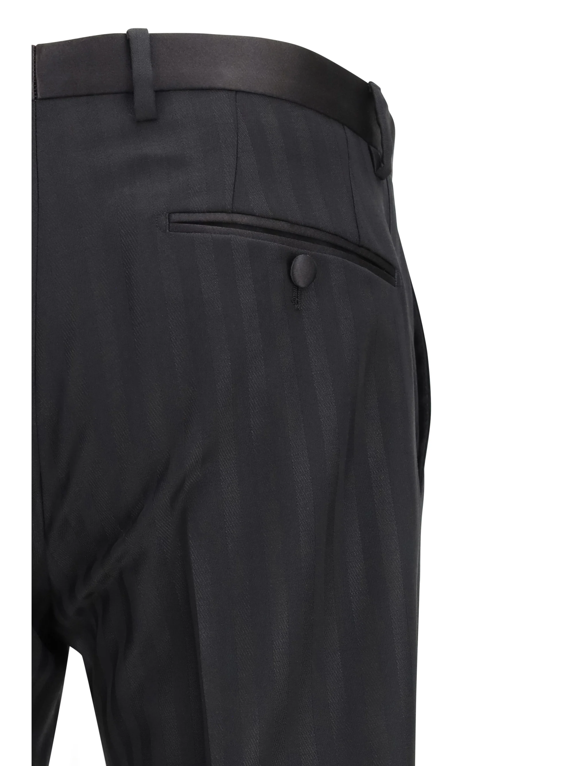 Dolce & Gabbana Men Striped Pants - Image 3