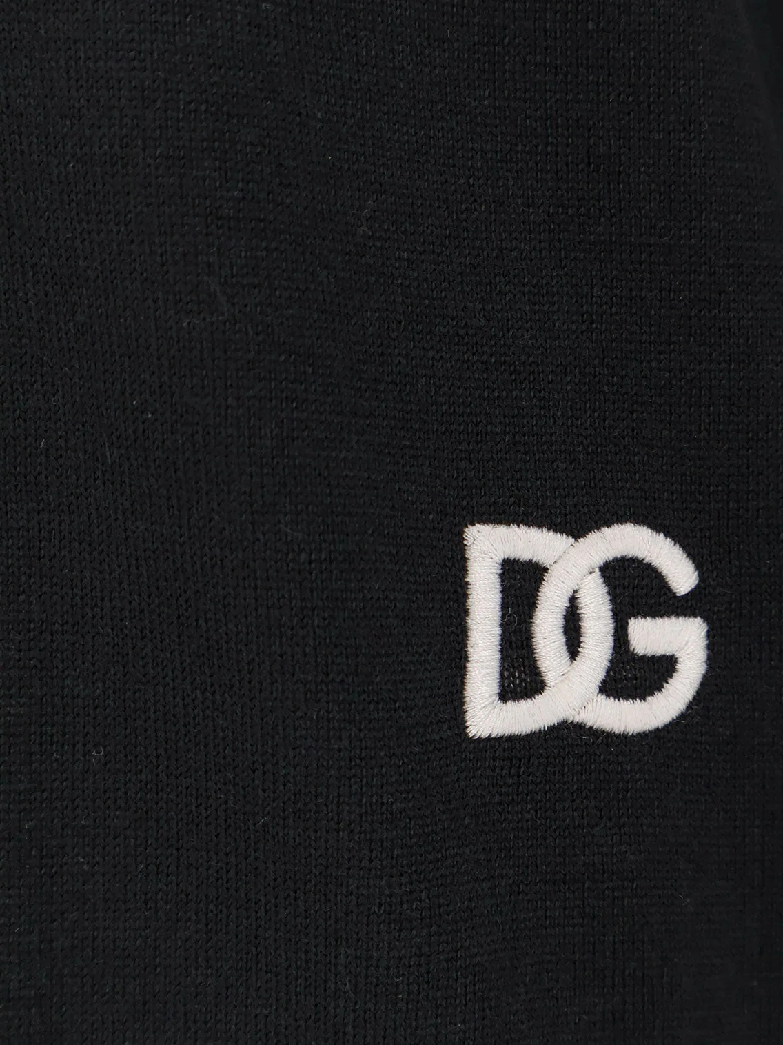 Dolce & Gabbana Men Virgin Wool Sweater With Embroidered Dg Logo - Image 5
