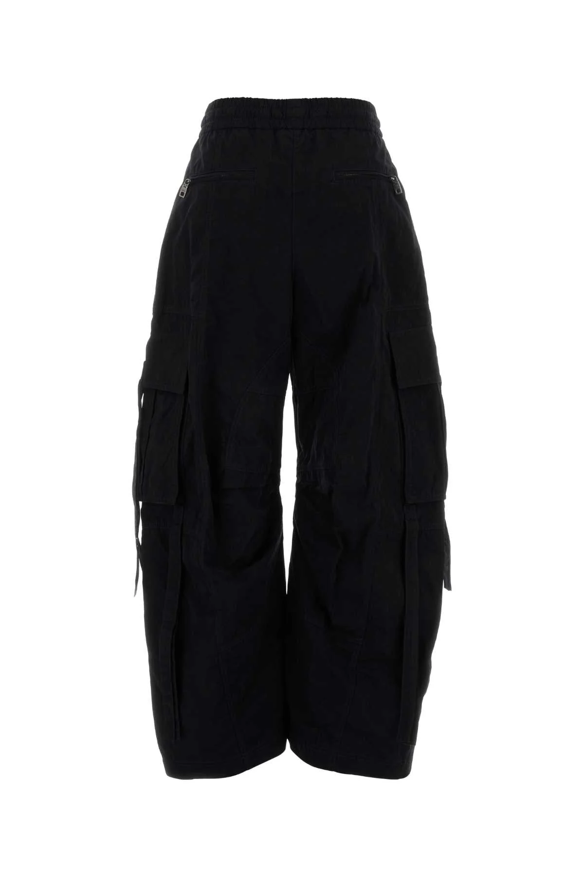 Dolce & Gabbana Women Black Cotton Blend Cargo Pant - Image 2