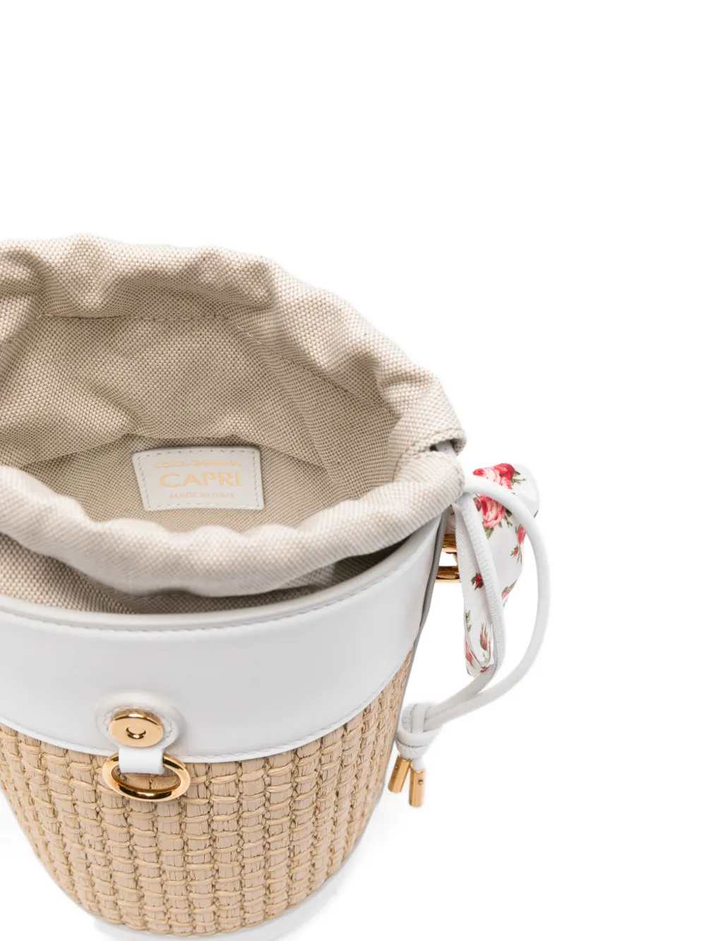 Dolce & Gabbana Women Floral Bucket Bag - Image 4