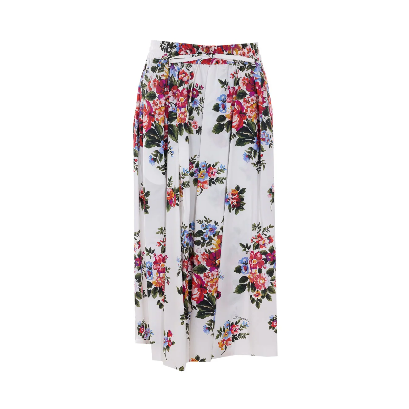 Dolce&Gabbana Women Midi Flower Bouquet Print Skirt