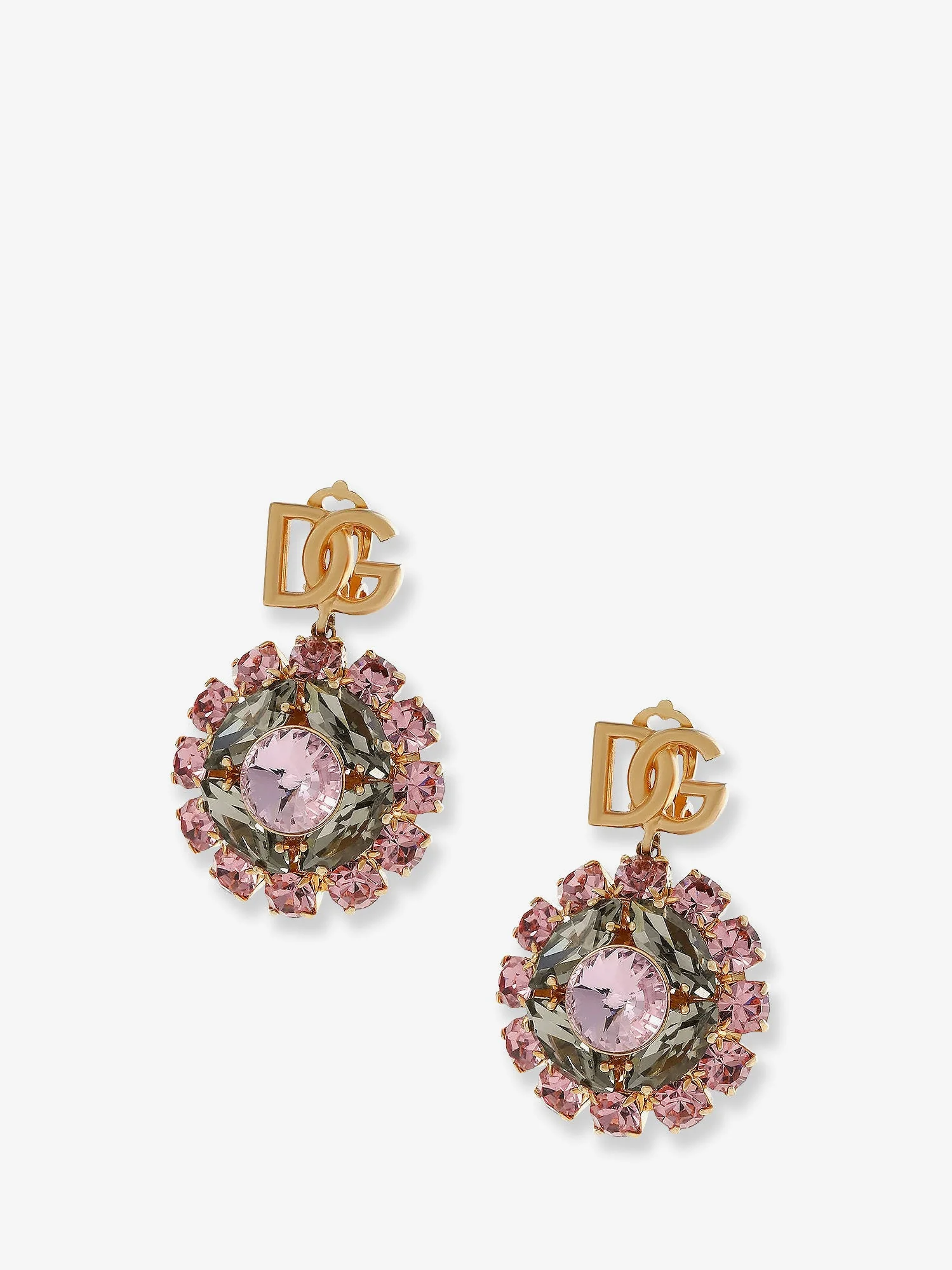 Dolce & Gabbana Women Multicolored Brass Earrings - Image 3