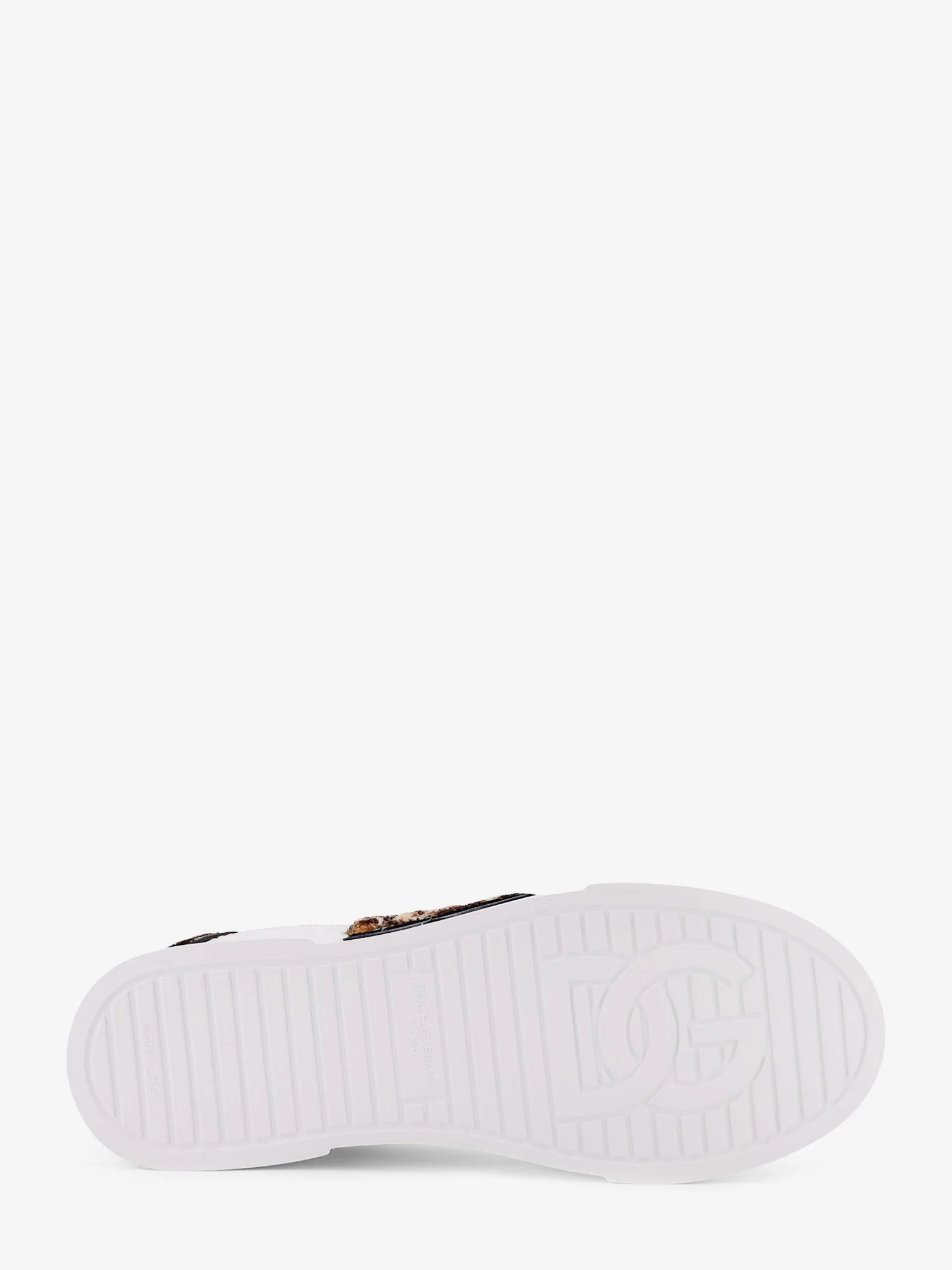 Dolce & Gabbana Women Portofino Letaher Light Strobel Sneakers - Image 4