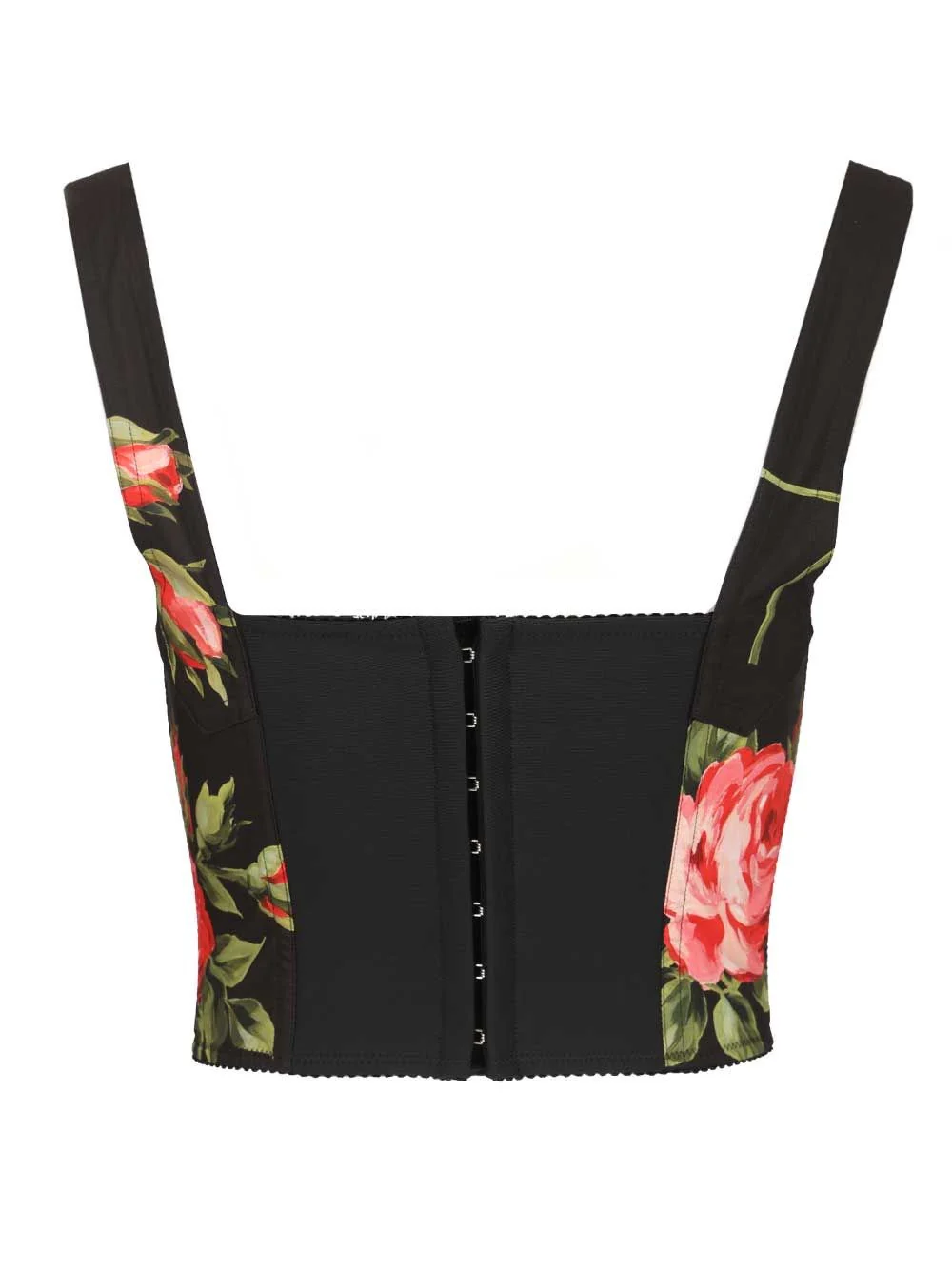 Dolce & Gabbana Women Rose Bouquet Print Bustier Top - Image 2