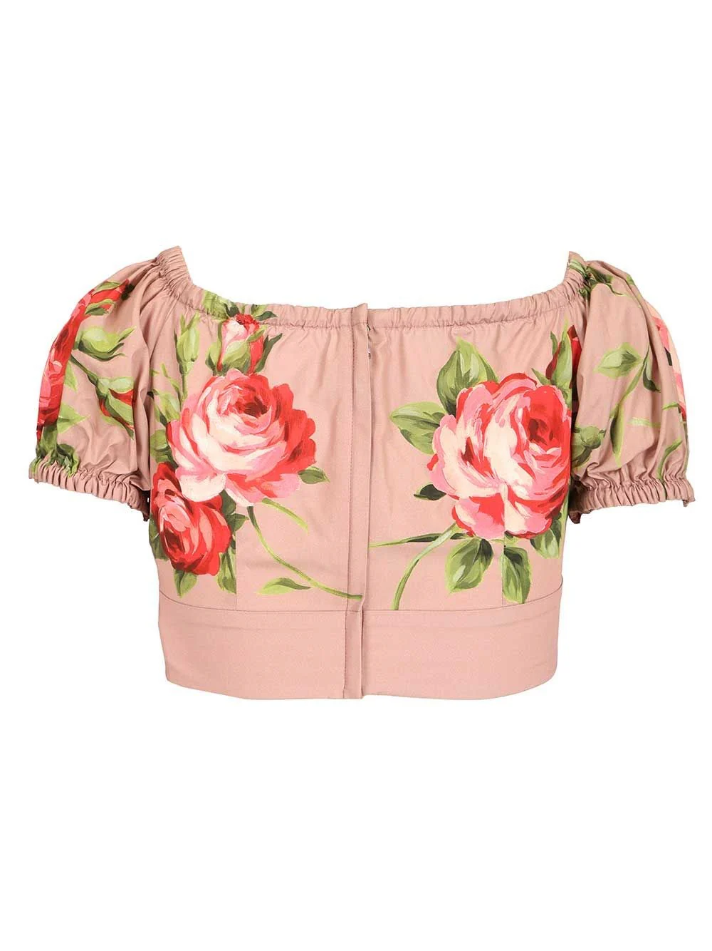 Dolce & Gabbana Women Rose Bouquet Print Top - Image 2