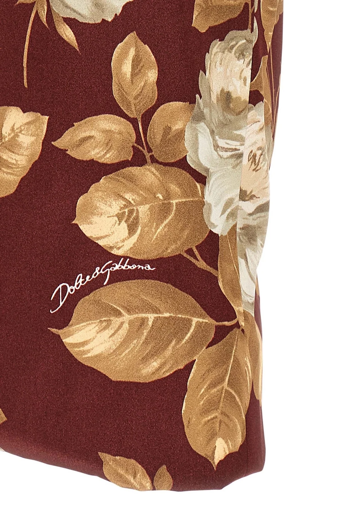 Dolce & Gabbana Women Rose Print Dress - Image 6
