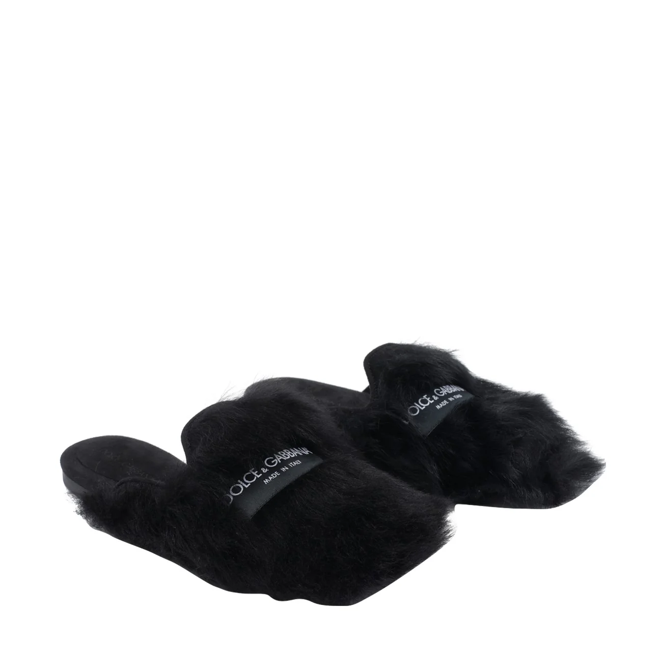 Dolce&Gabbana Women Shearling Slippers - Image 3