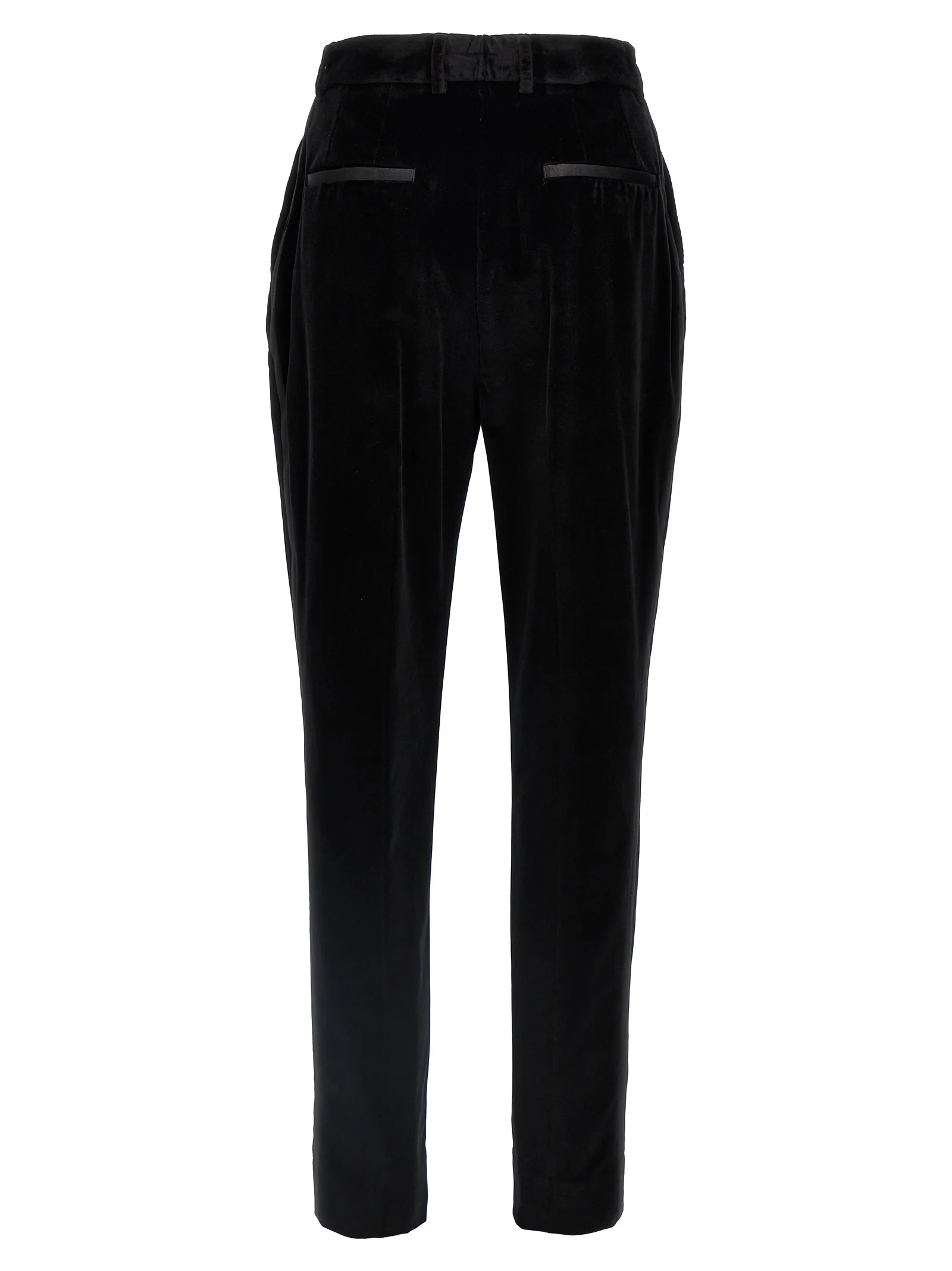 Dolce & Gabbana Women Velvet Tuxedo Pants - Image 2