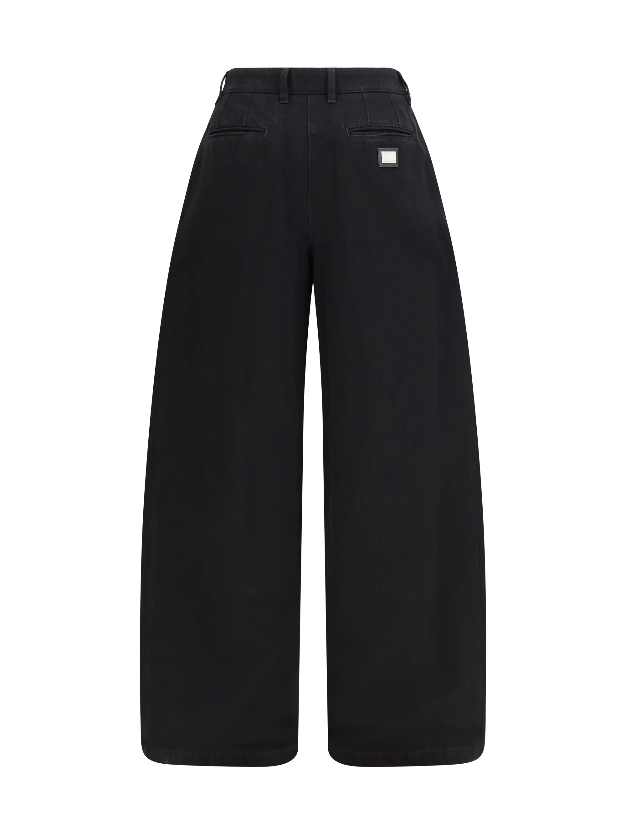 Dolce & Gabbana Women Wide-Leg Cotton Jeans - Image 2