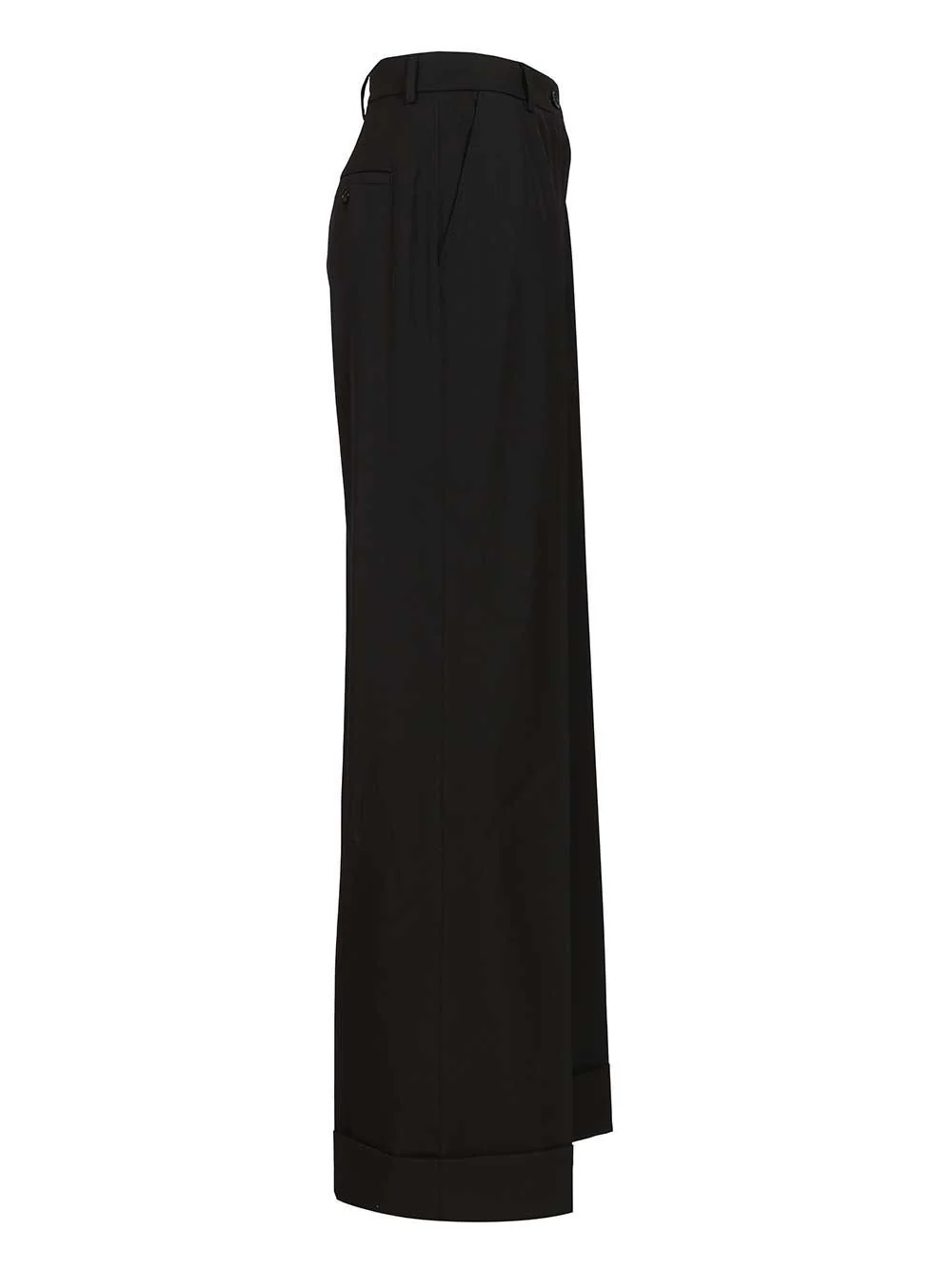 Dolce & Gabbana Women Wool Gabardine Trousers - Image 3