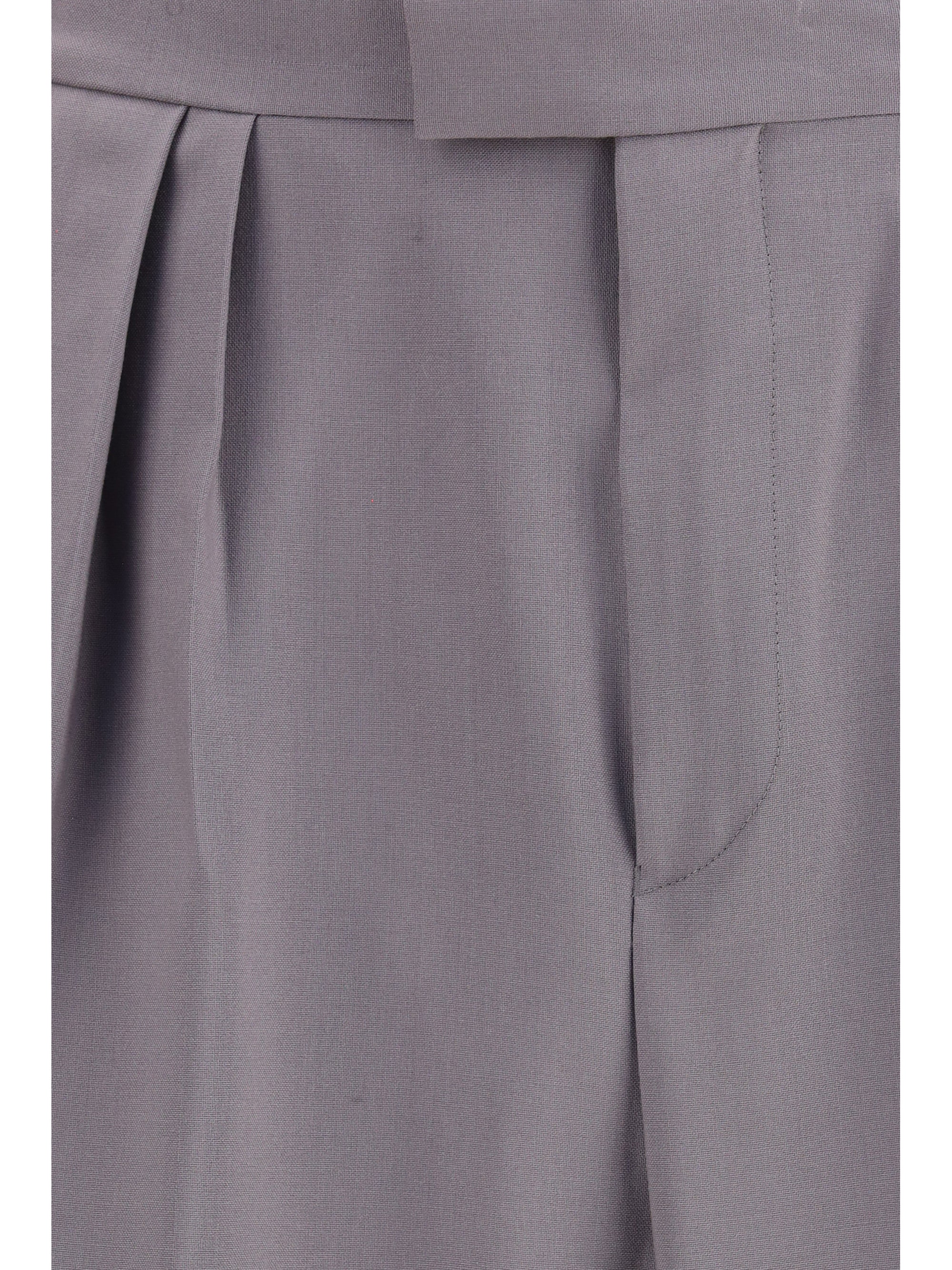 Dries Van Noten Men Preaches Bis In A Wool And Mohair Pants - Image 3