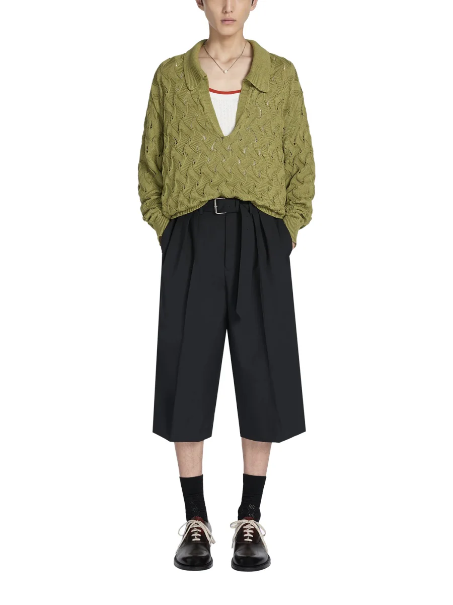 Dries Van Noten Men Belted Pants - Image 3