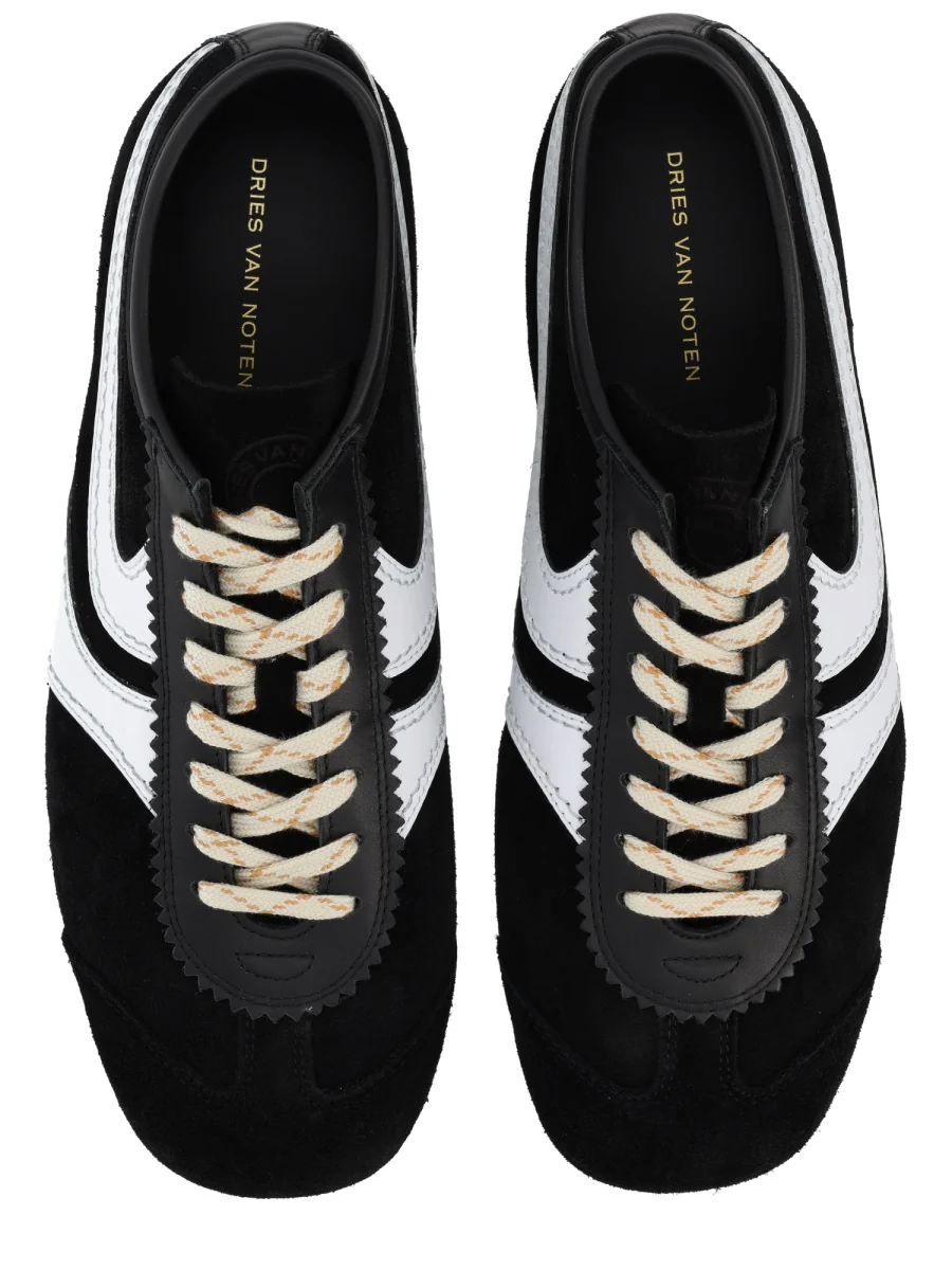 Dries Van Noten Men Suede Sneaker - Image 5
