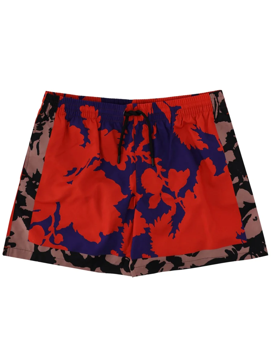 Dries Van Noten Men Floral Print Swimsuit