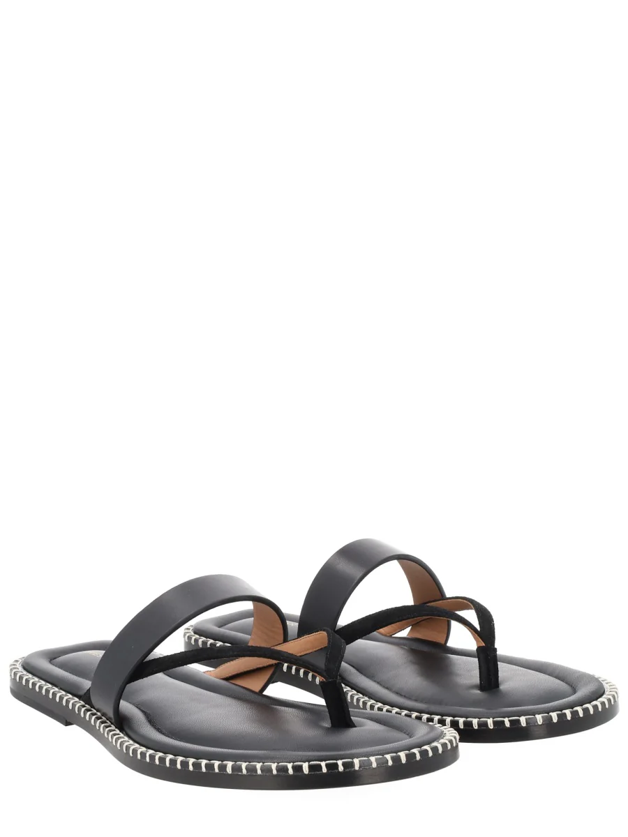 Dries Van Noten Men Leather Sandal - Image 2