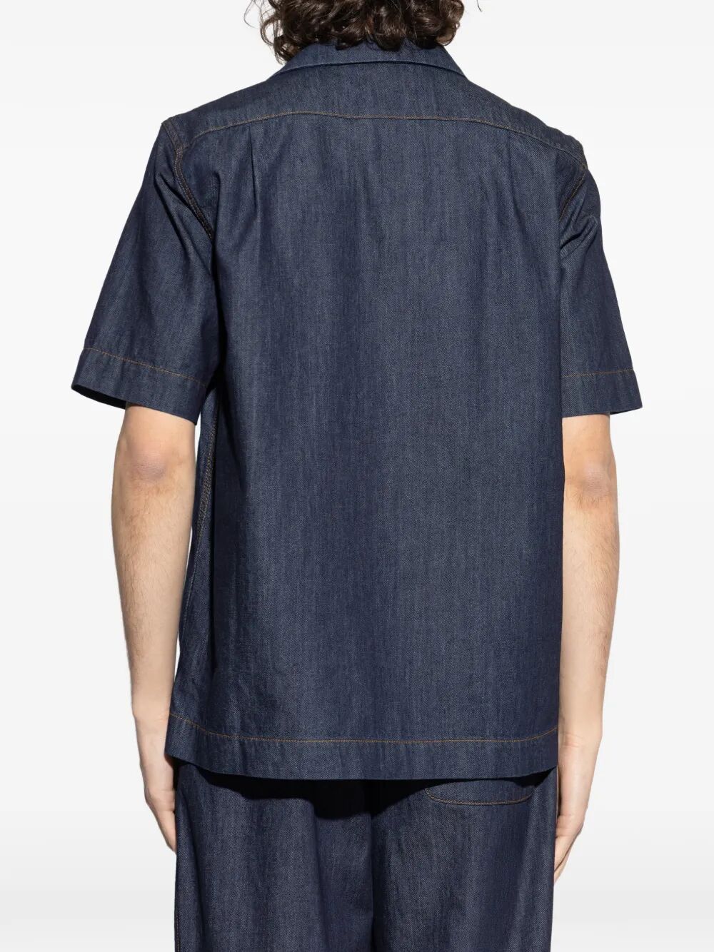 Dries Van Noten Men Cartone Denim Shirt - Image 3
