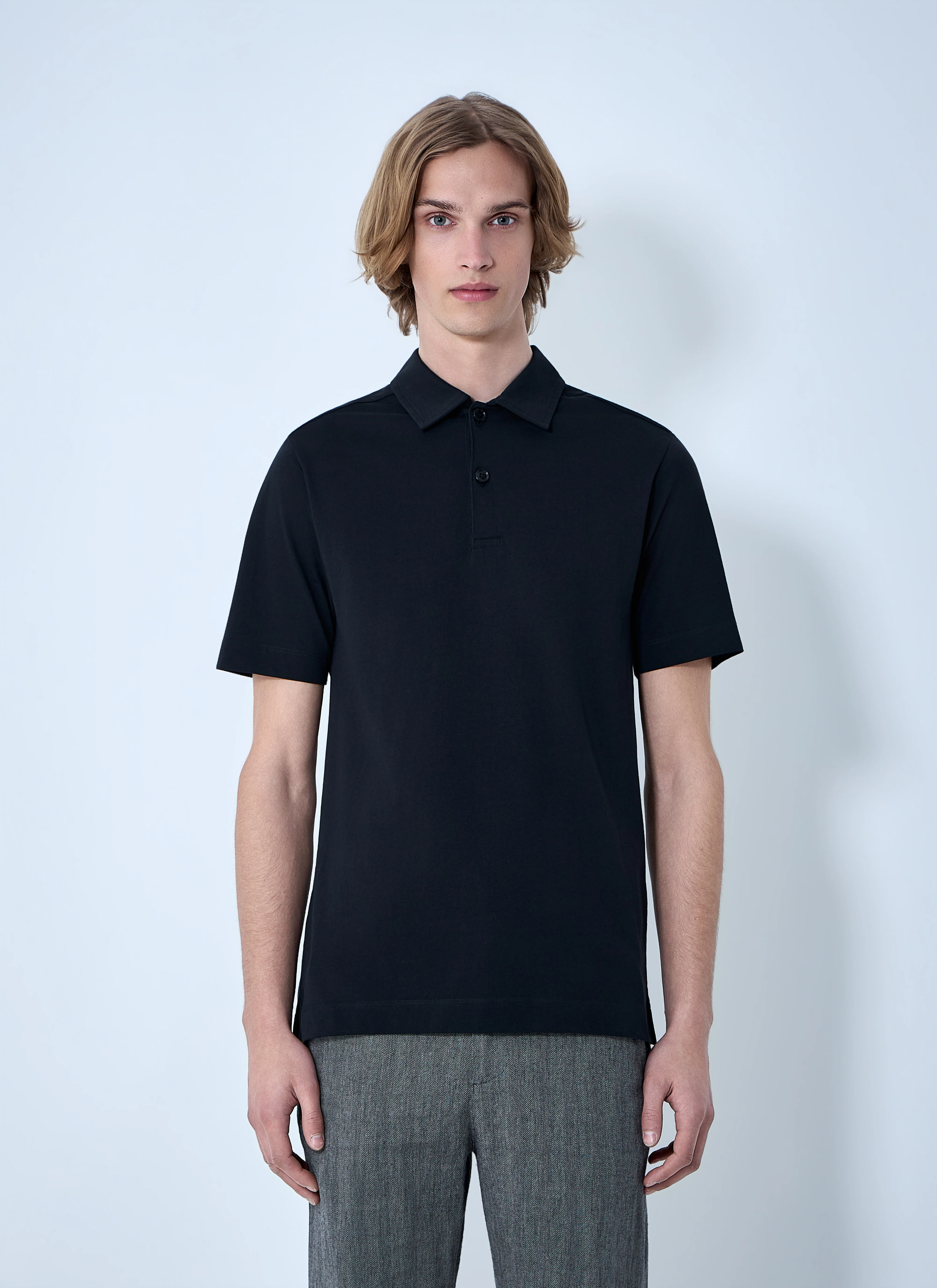 Dries Van Noten Men Cotton Helder Polo
