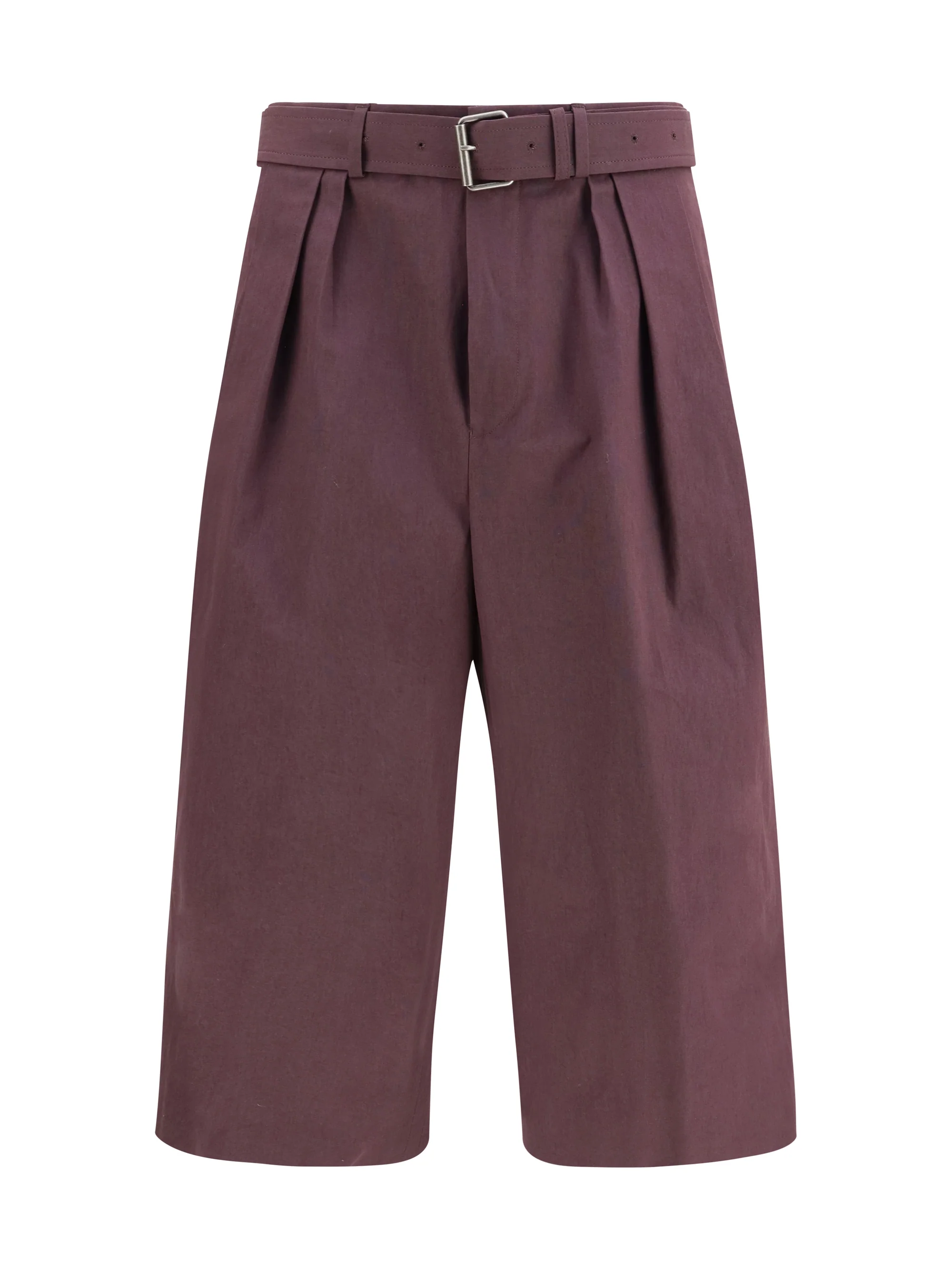 Dries Van Noten Men Cotton Poplin Shorts