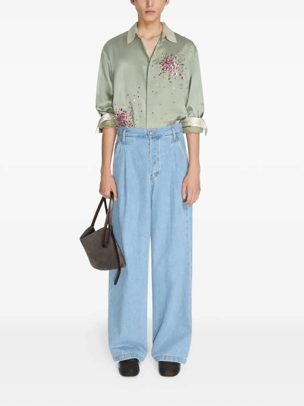Dries Van Noten Men Pleated Jeans - Image 2