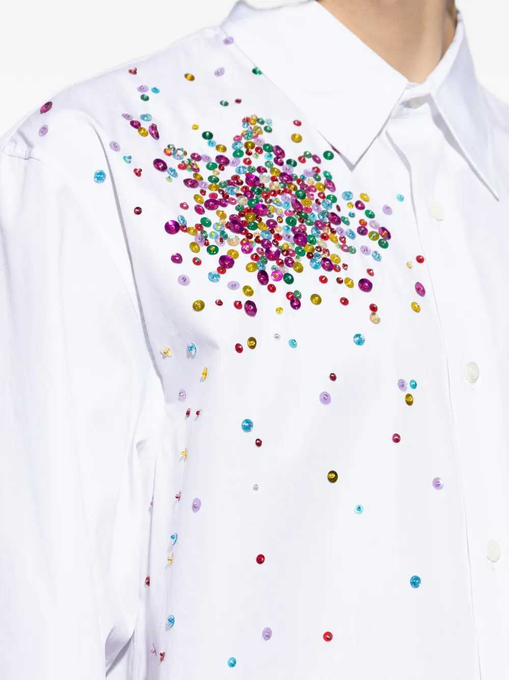 Dries Van Noten Men Shirt 00910-Caper Emb 3293 M.W.Shirt - Image 4