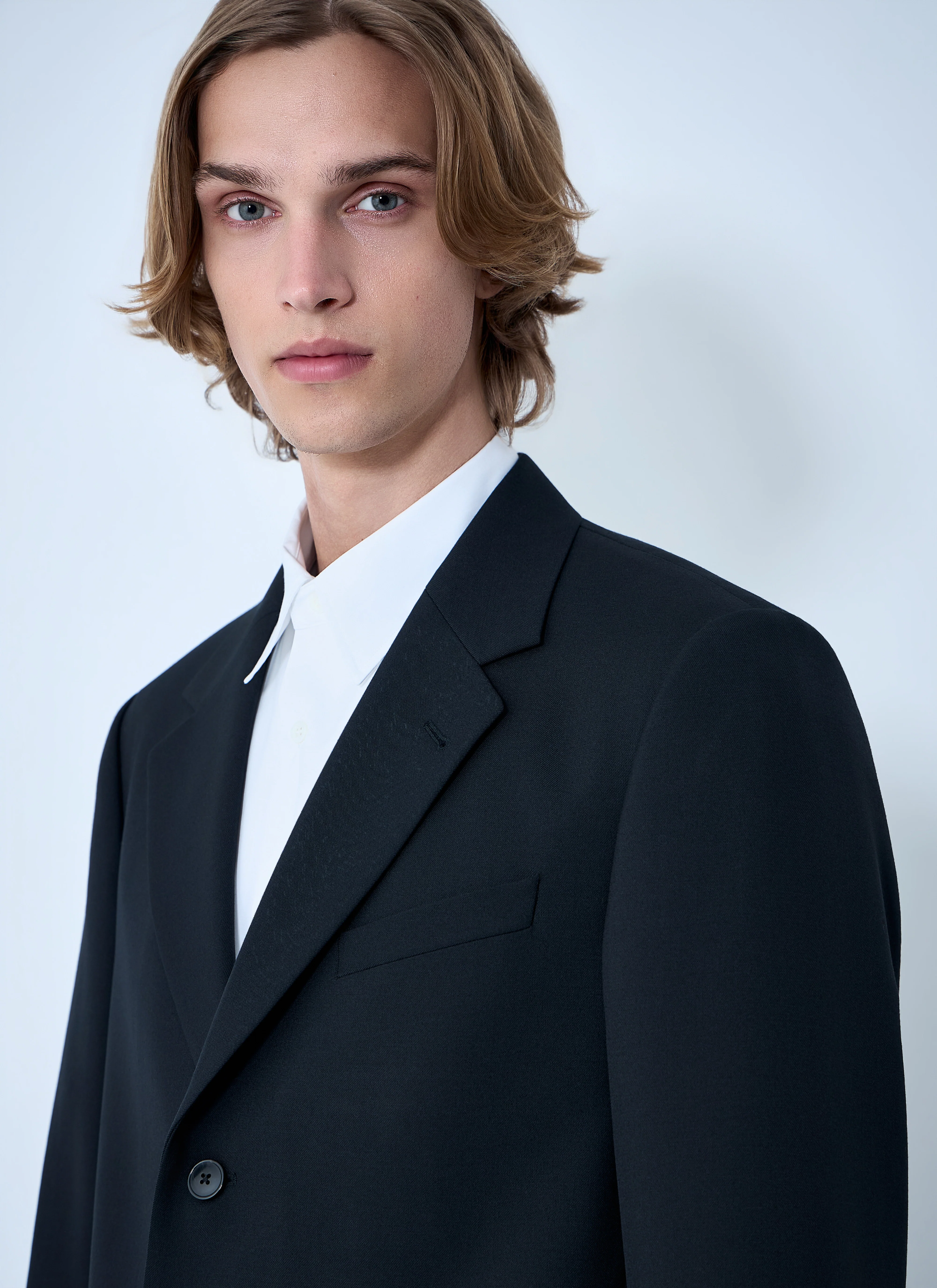 Dries Van Noten Men Single-Breasted Wool Blazer - Image 5
