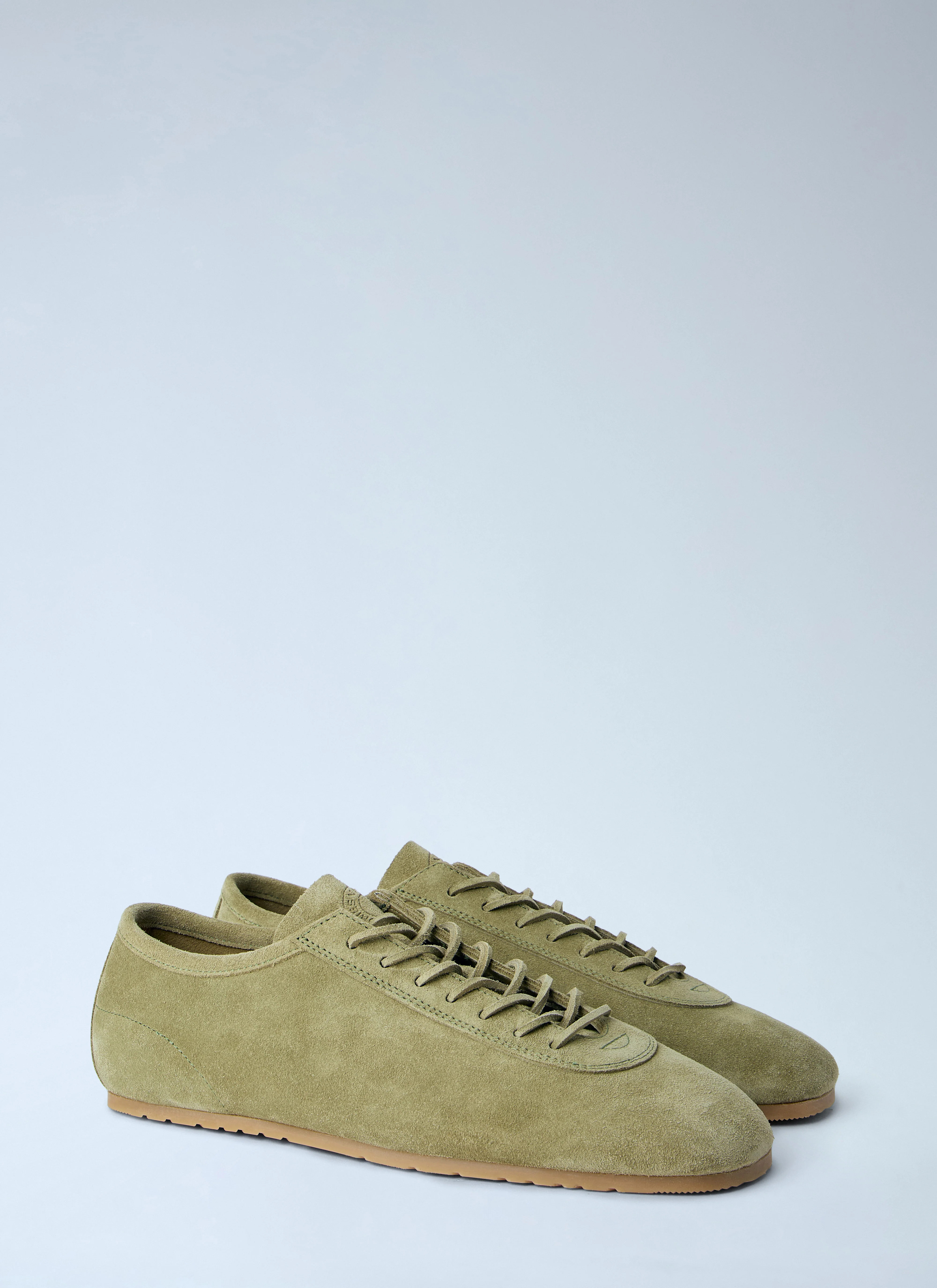 Dries Van Noten Men Suede Low-Top Trainers - Image 2