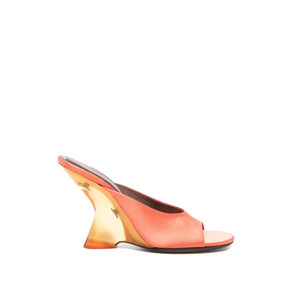 Dries Van Noten Orange Boots Women