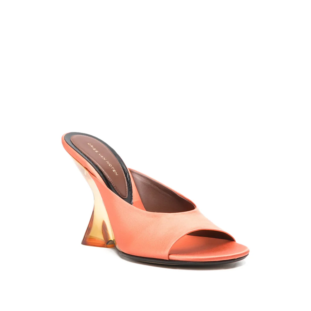 Dries Van Noten Orange Boots Women - Image 3