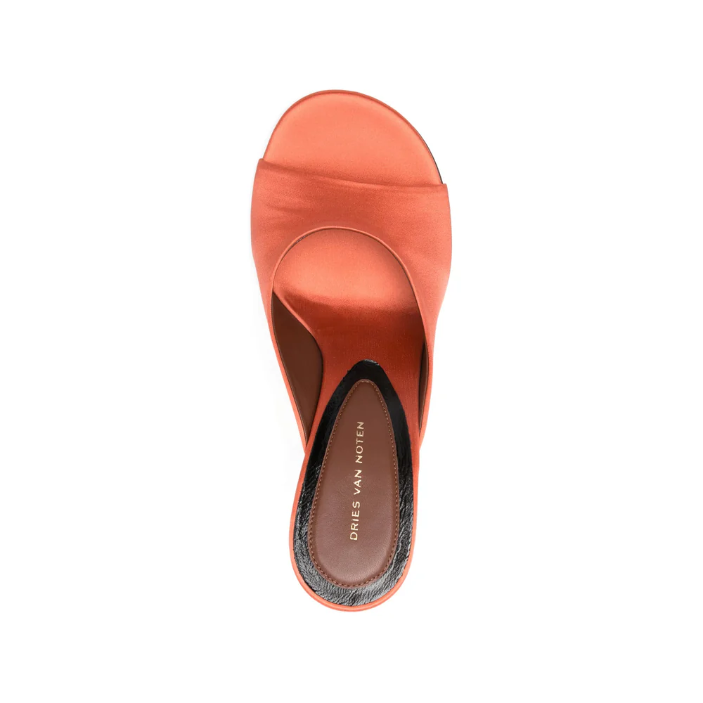 Dries Van Noten Orange Boots Women - Image 4