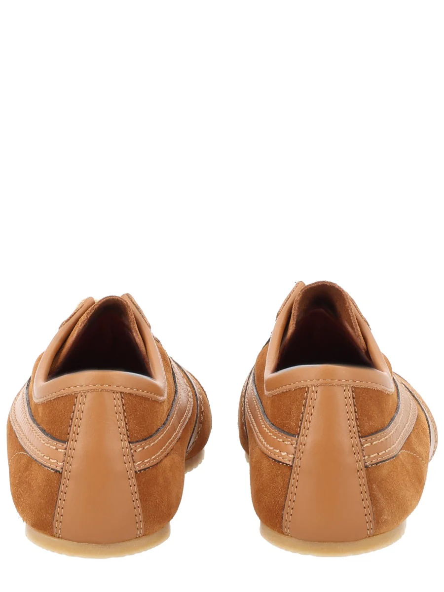 Dries Van Noten Women Suede Sneakers - Image 4