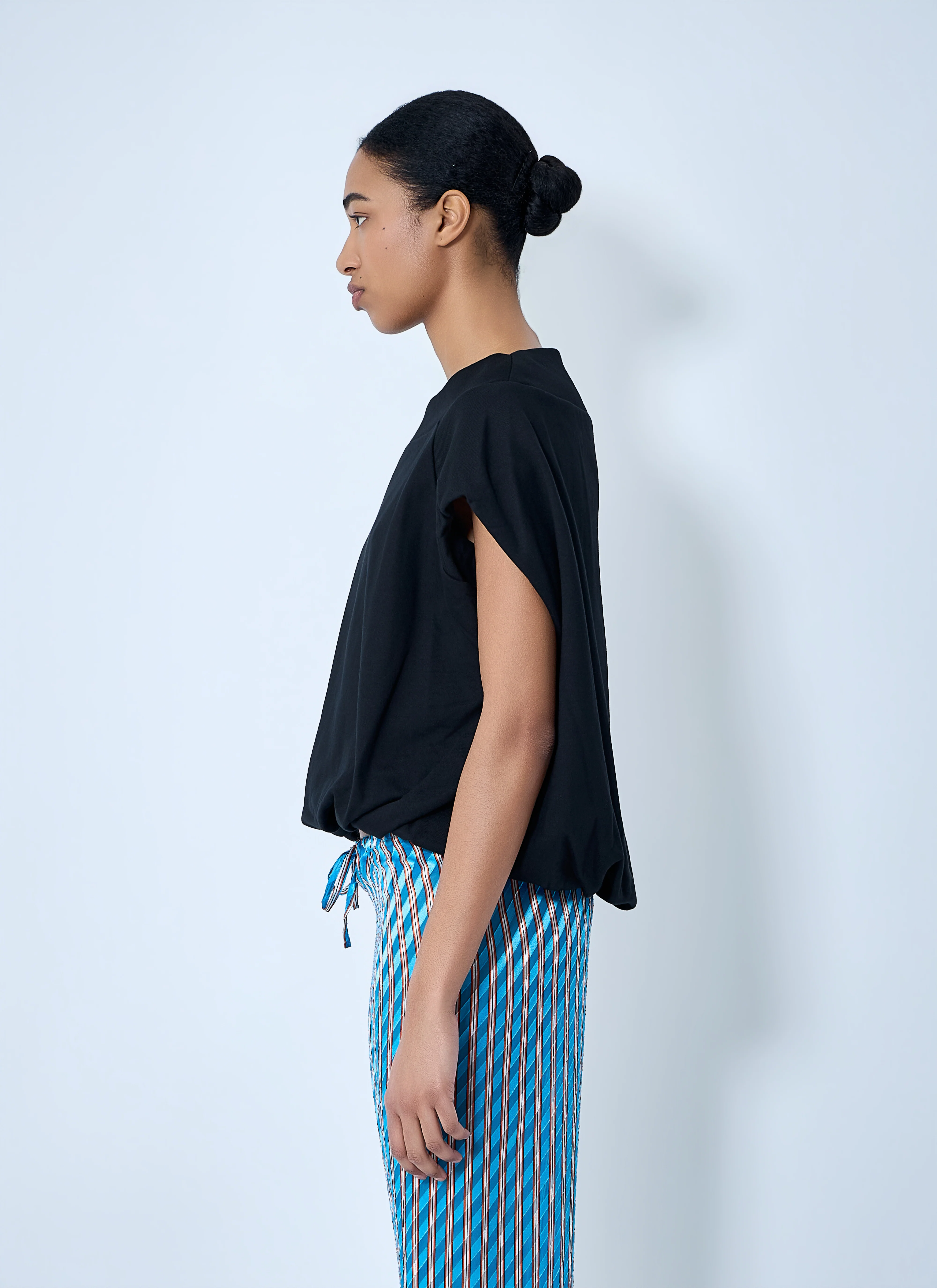 Dries Van Noten Women Draped Sleeve Top - Image 3
