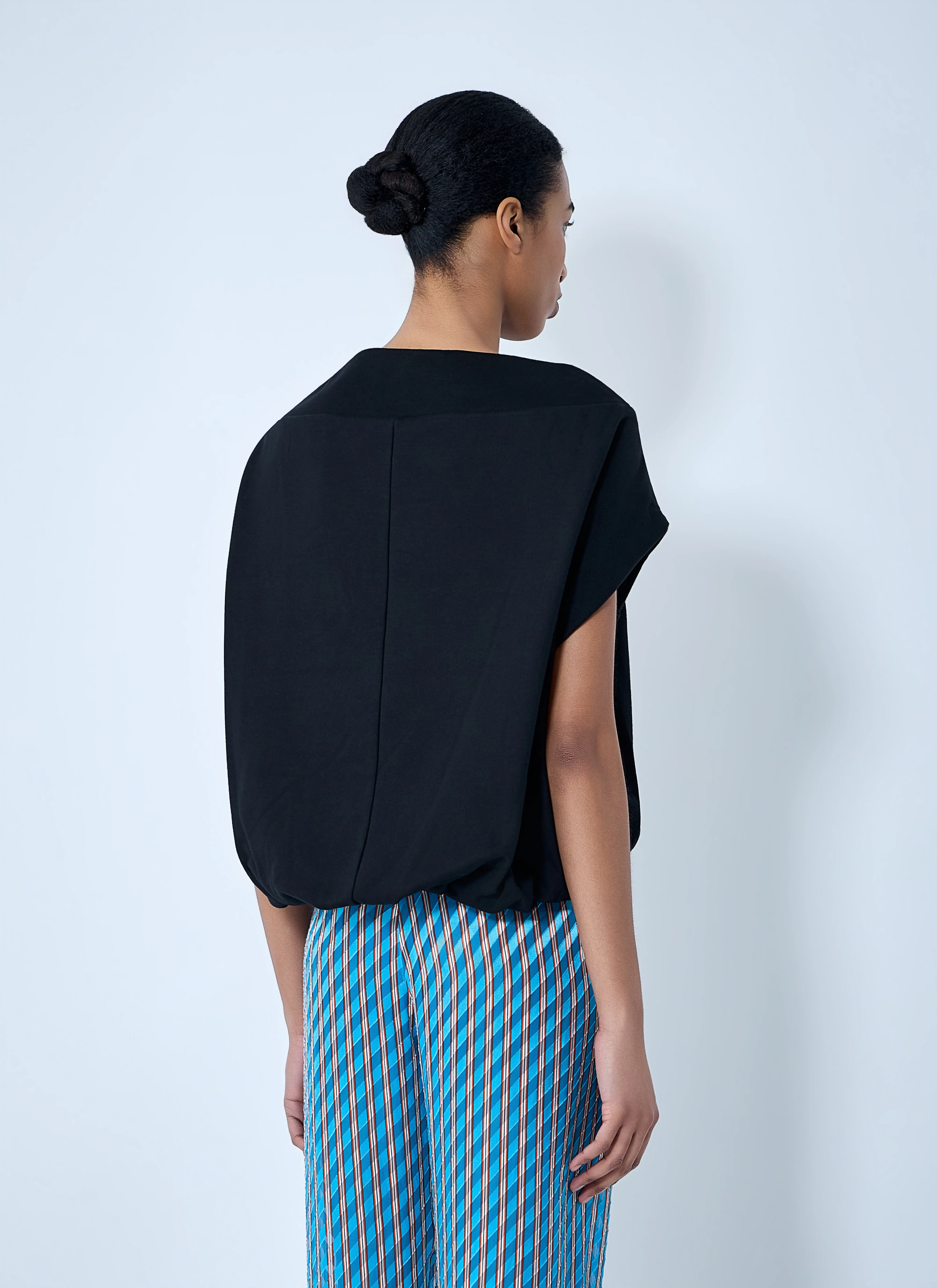 Dries Van Noten Women Draped Sleeve Top - Image 4