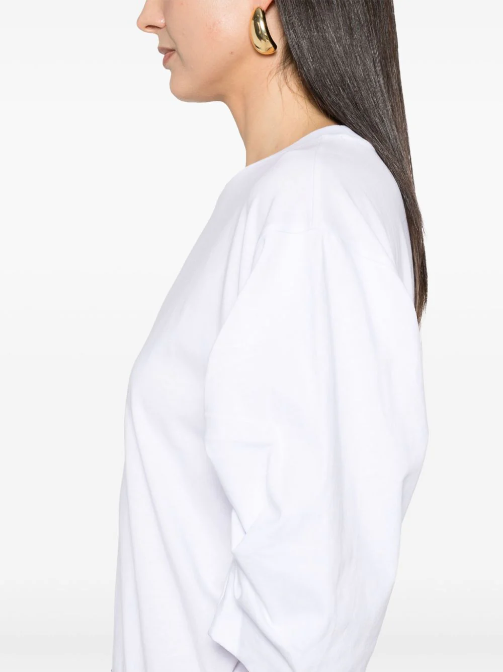 Dries Van Noten Women Heynet Cotton T-Shirt - Image 2