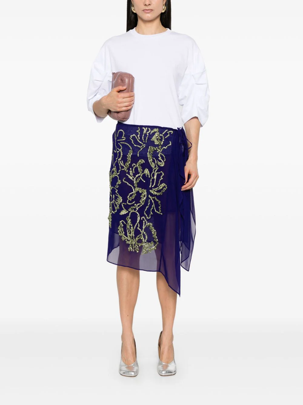 Dries Van Noten Women Heynet Cotton T-Shirt - Image 5