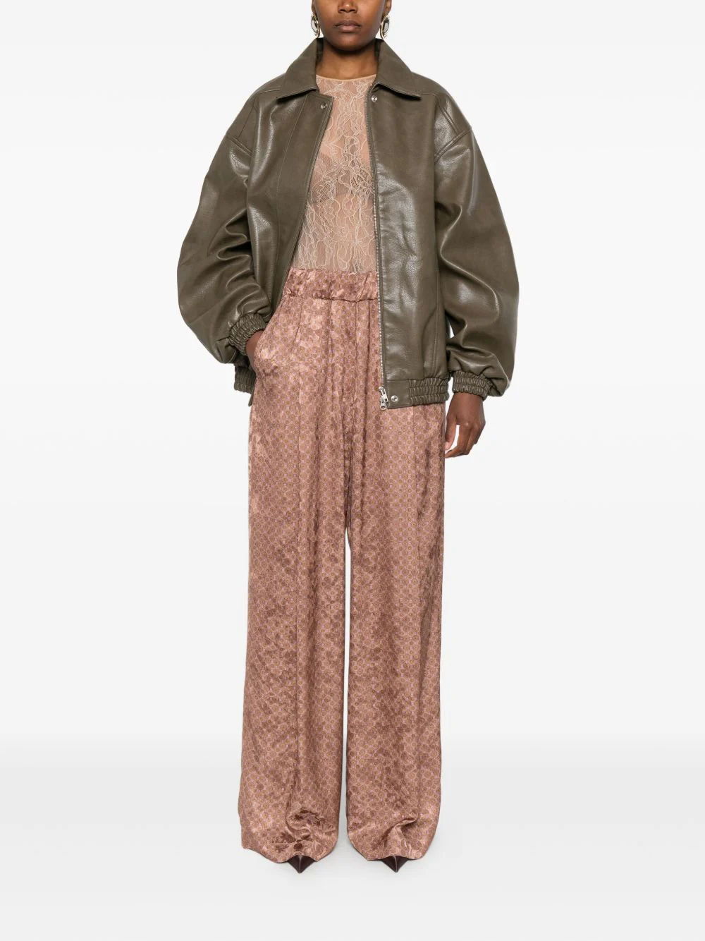 Dries Van Noten Women Pila Cotton Trousers - Image 3