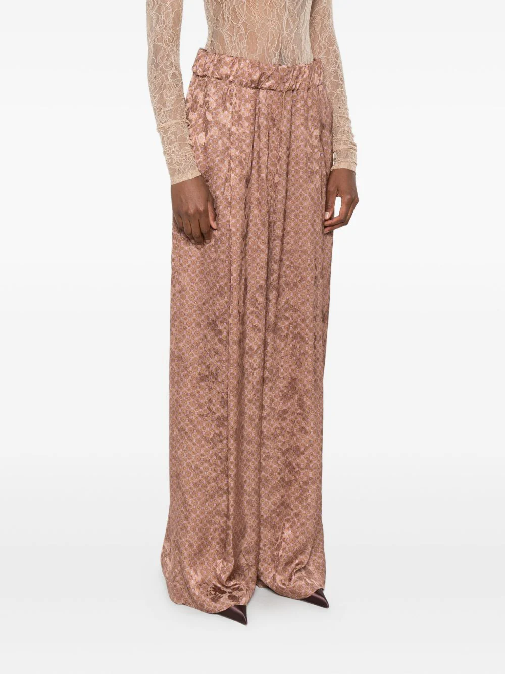 Dries Van Noten Women Pila Cotton Trousers - Image 5