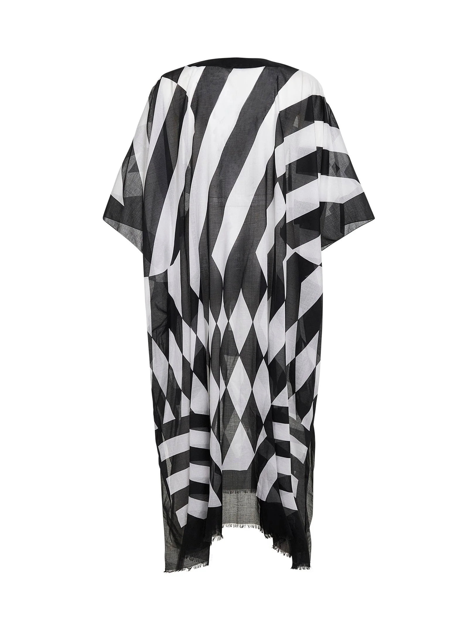 Dries Van Noten Women Printed Cotton Long Kaftan - Image 2
