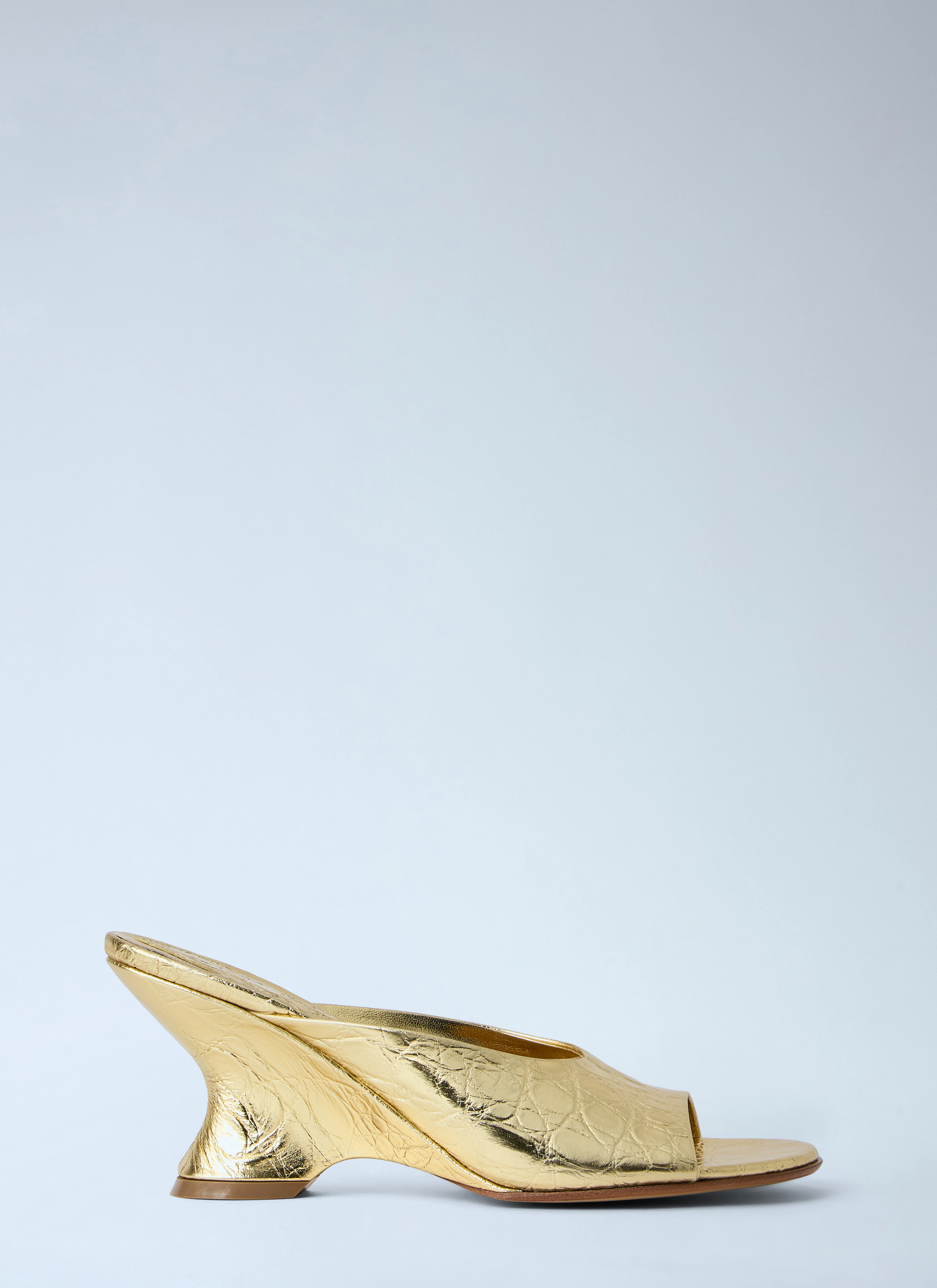 Dries Van Noten Women Sculpted Leather Mules