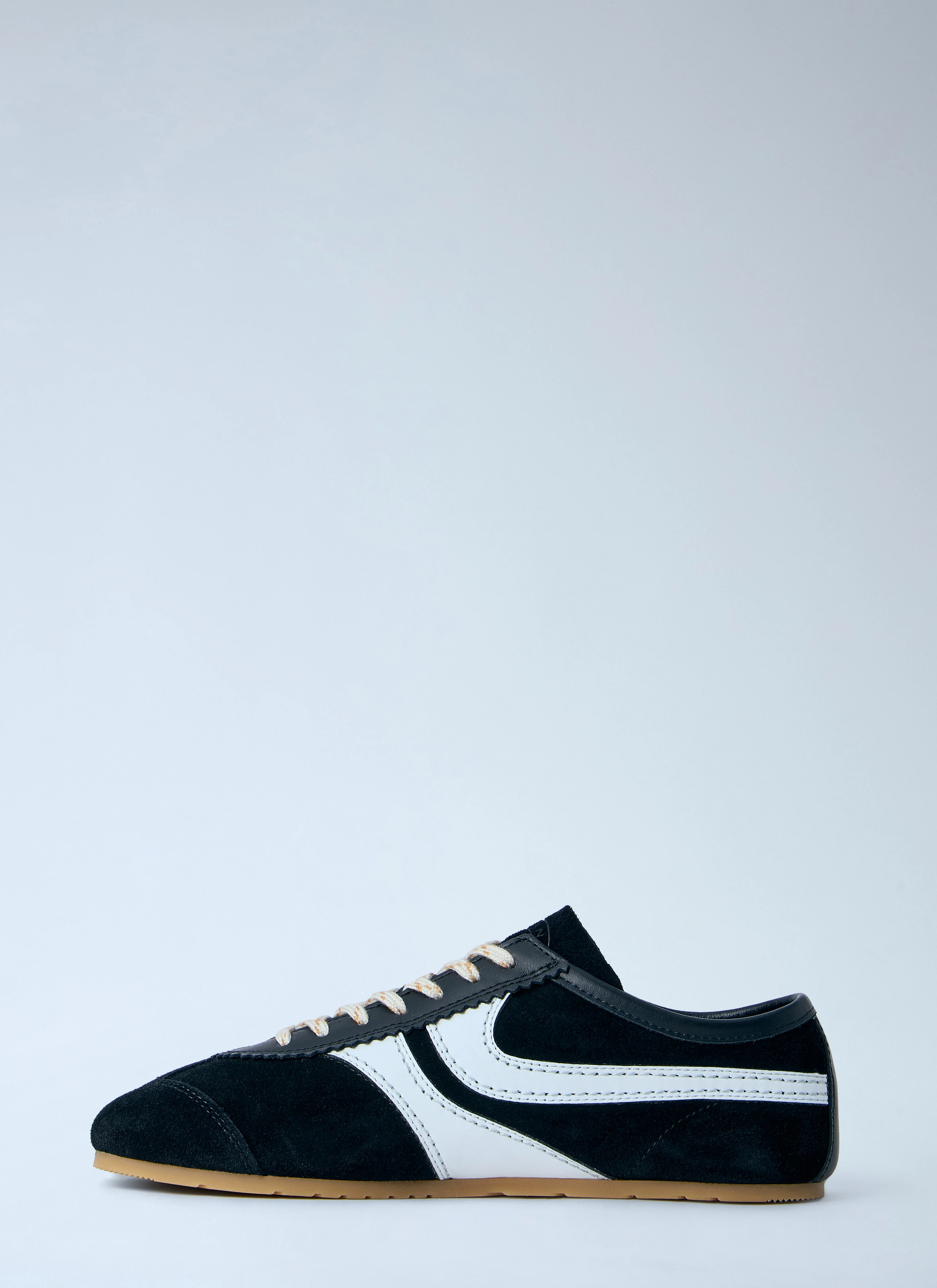 Dries Van Noten Women Suede Panel Trainers - Image 4