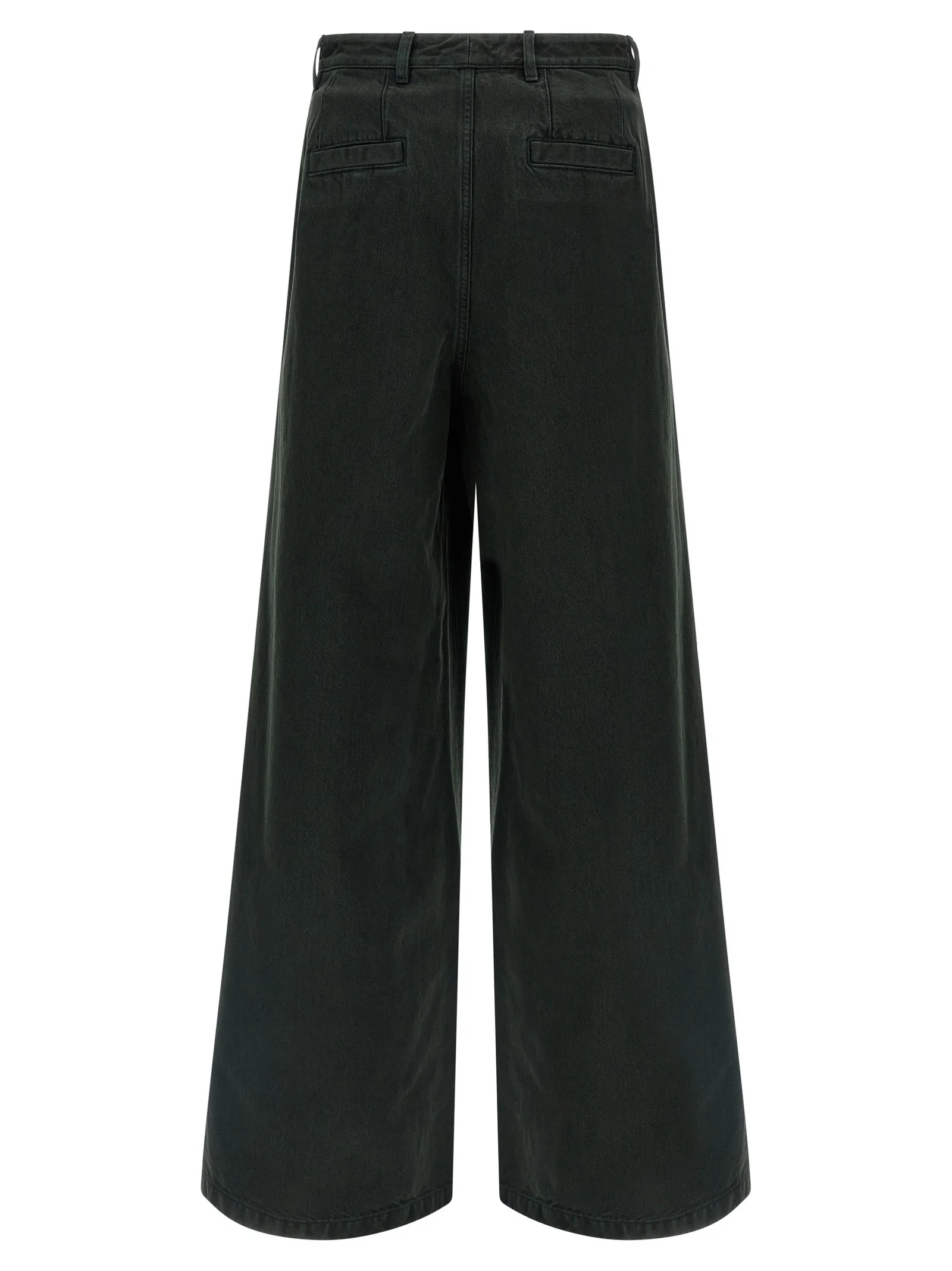 Dries Van Noten Women Velvet Insert Jeans - Image 2