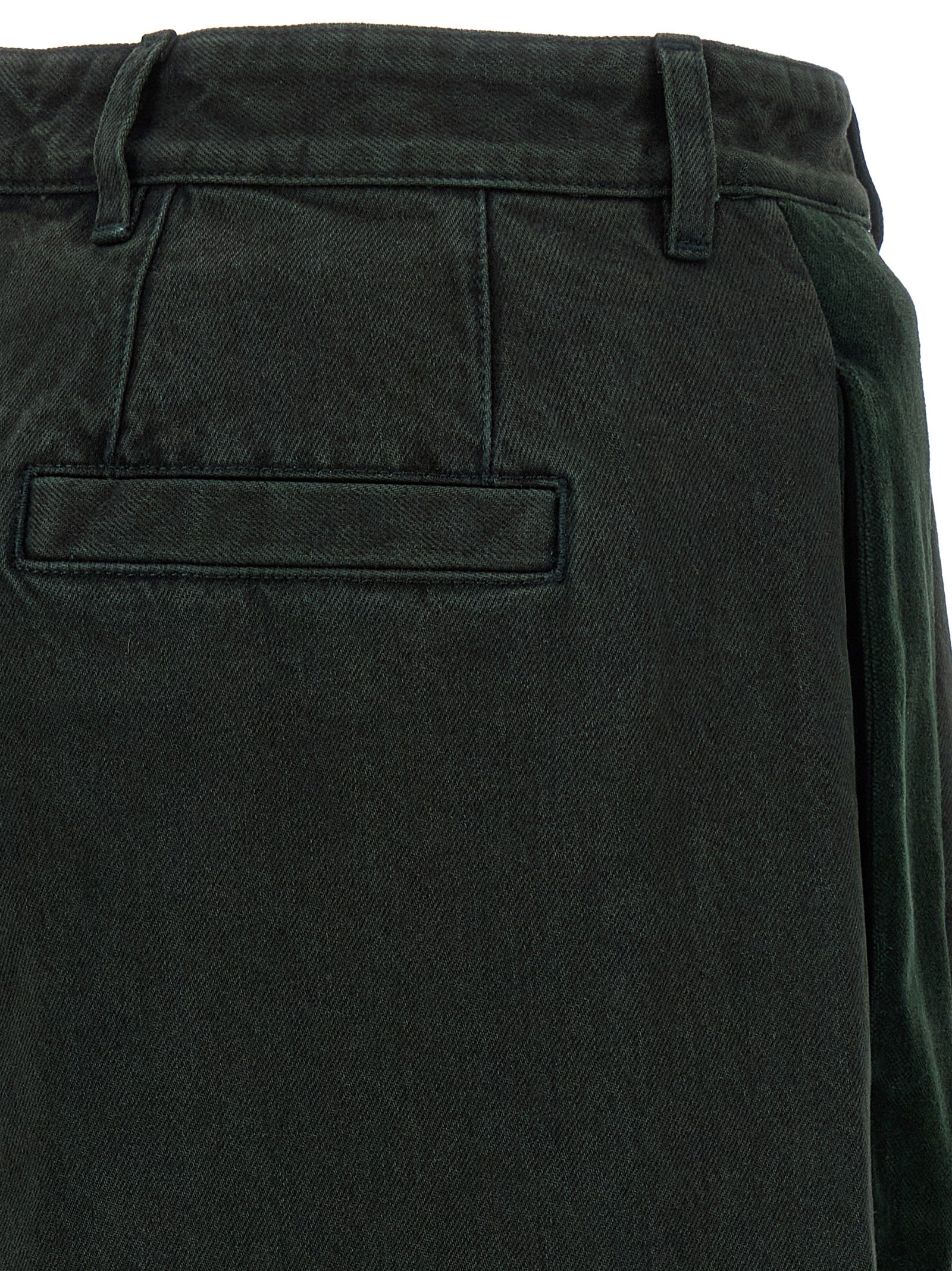 Dries Van Noten Women Velvet Insert Jeans - Image 4