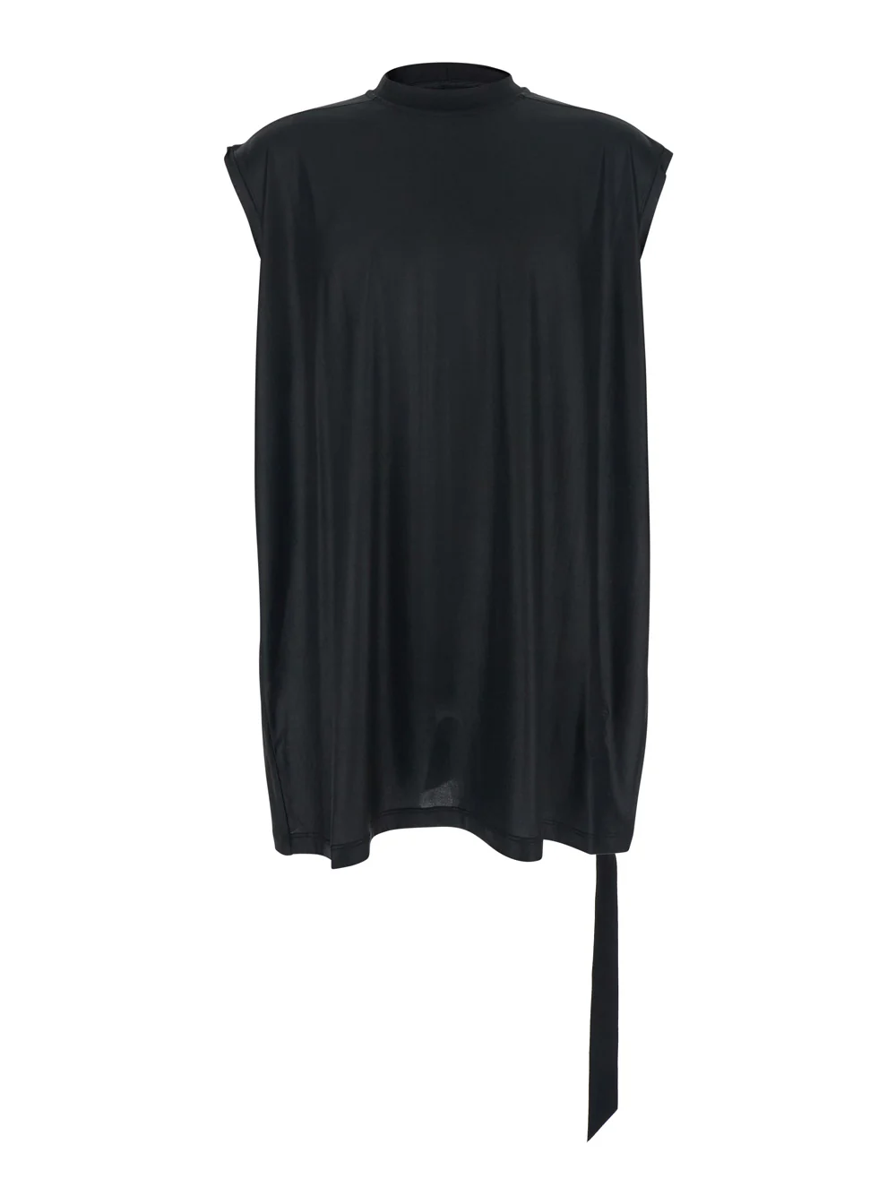 Drkshdw Men Black Sleeveless Crew Neck T-Shirt In Tech Fabric Man